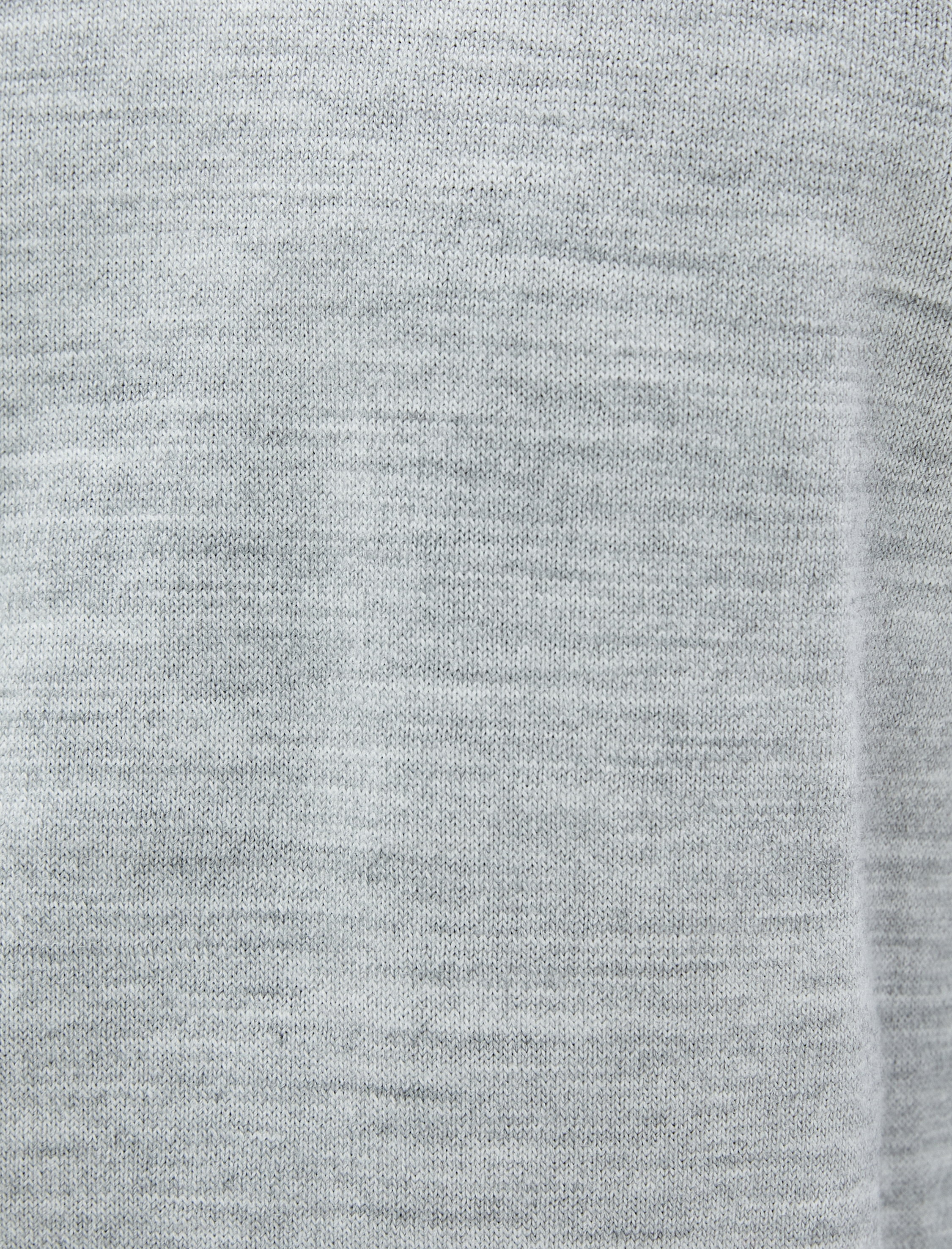   Basic Triko Kazak Bisiklet Yaka Dar Kesim Uzun Kollu