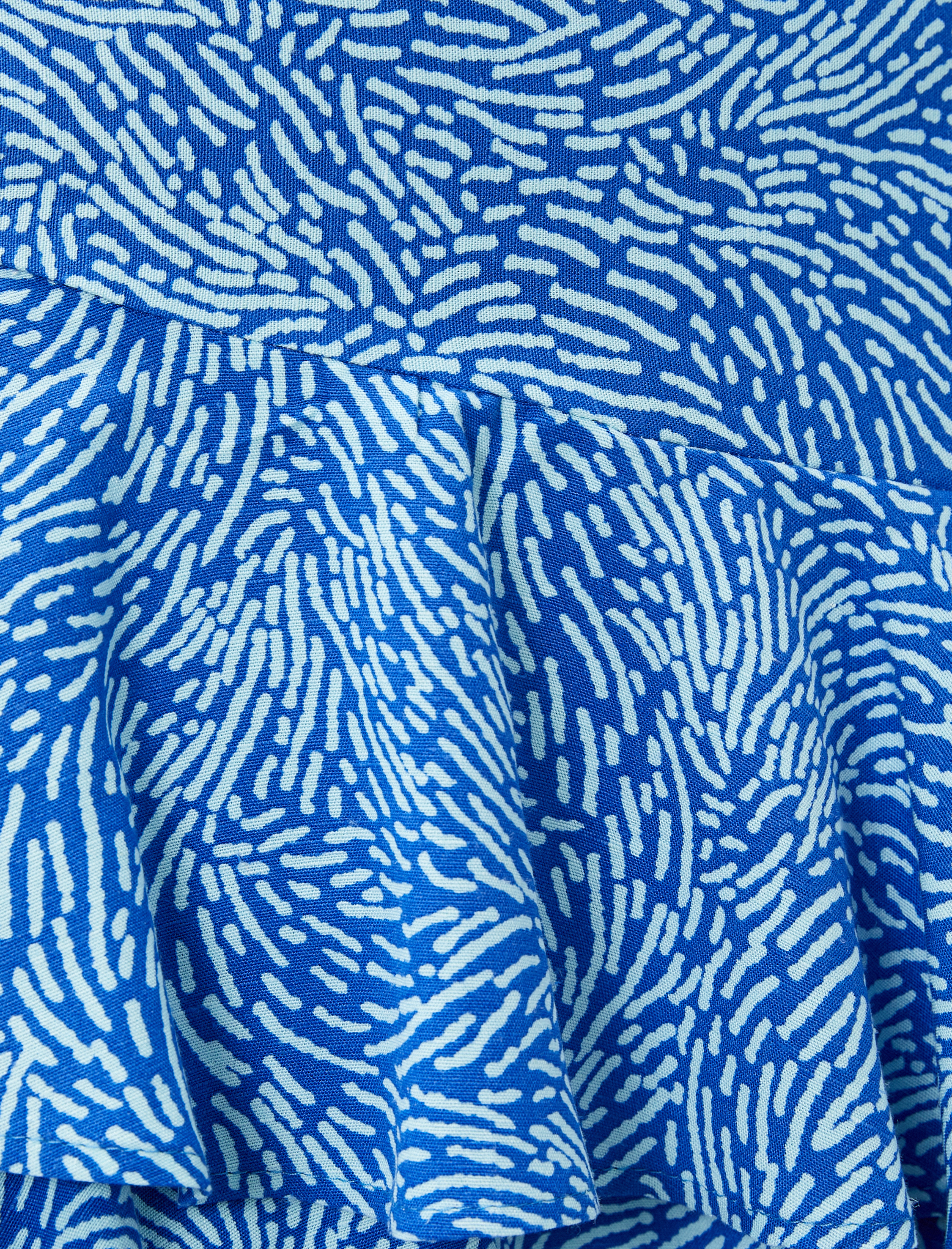   Katlı Mini Etek Keten Karışımlı