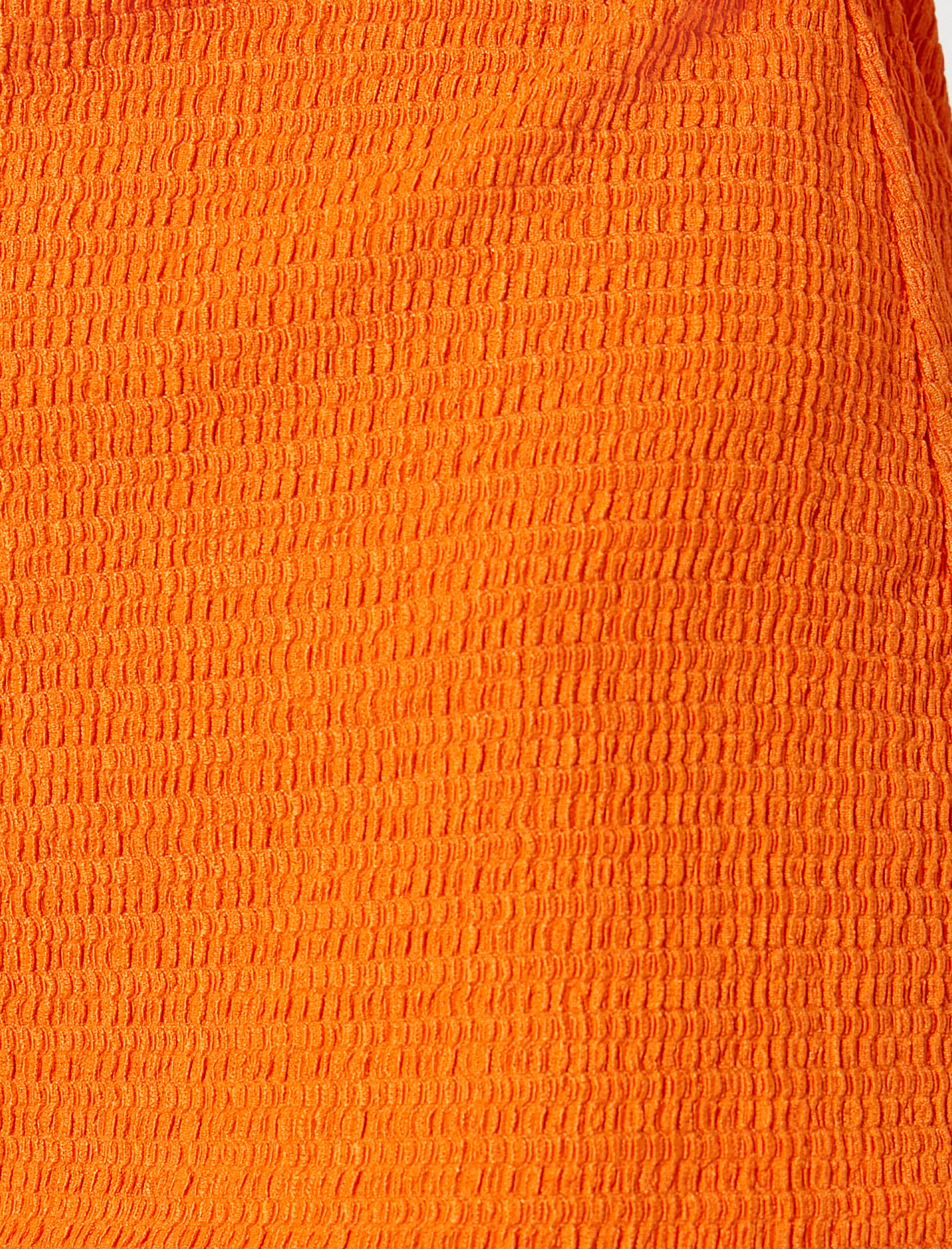   Mini Elbise İnce Askılı Pencere Detaylı Dokulu Bürümcük