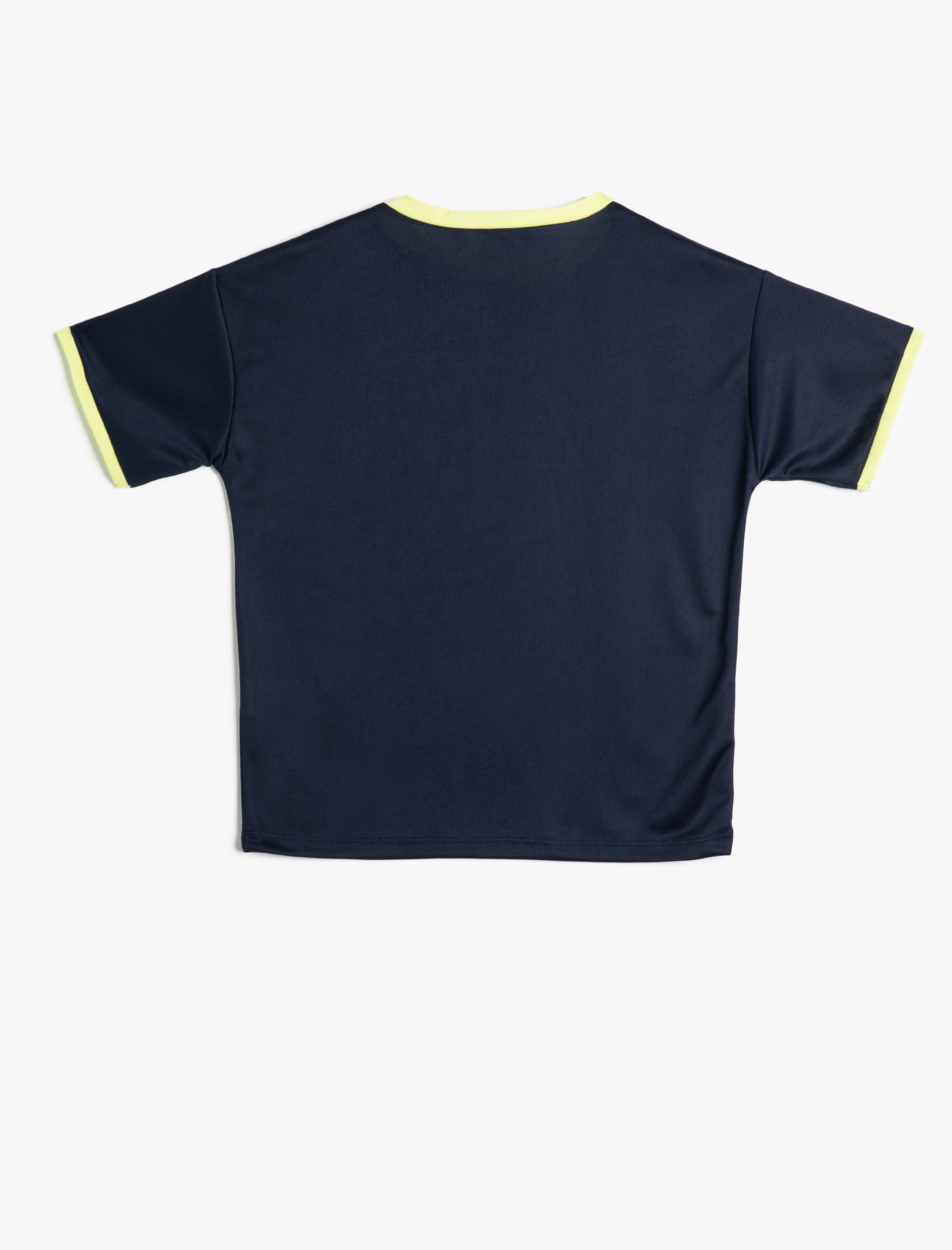  Erkek Çocuk Tişört Baskılı Kısa Kollu Bisiklet Yaka