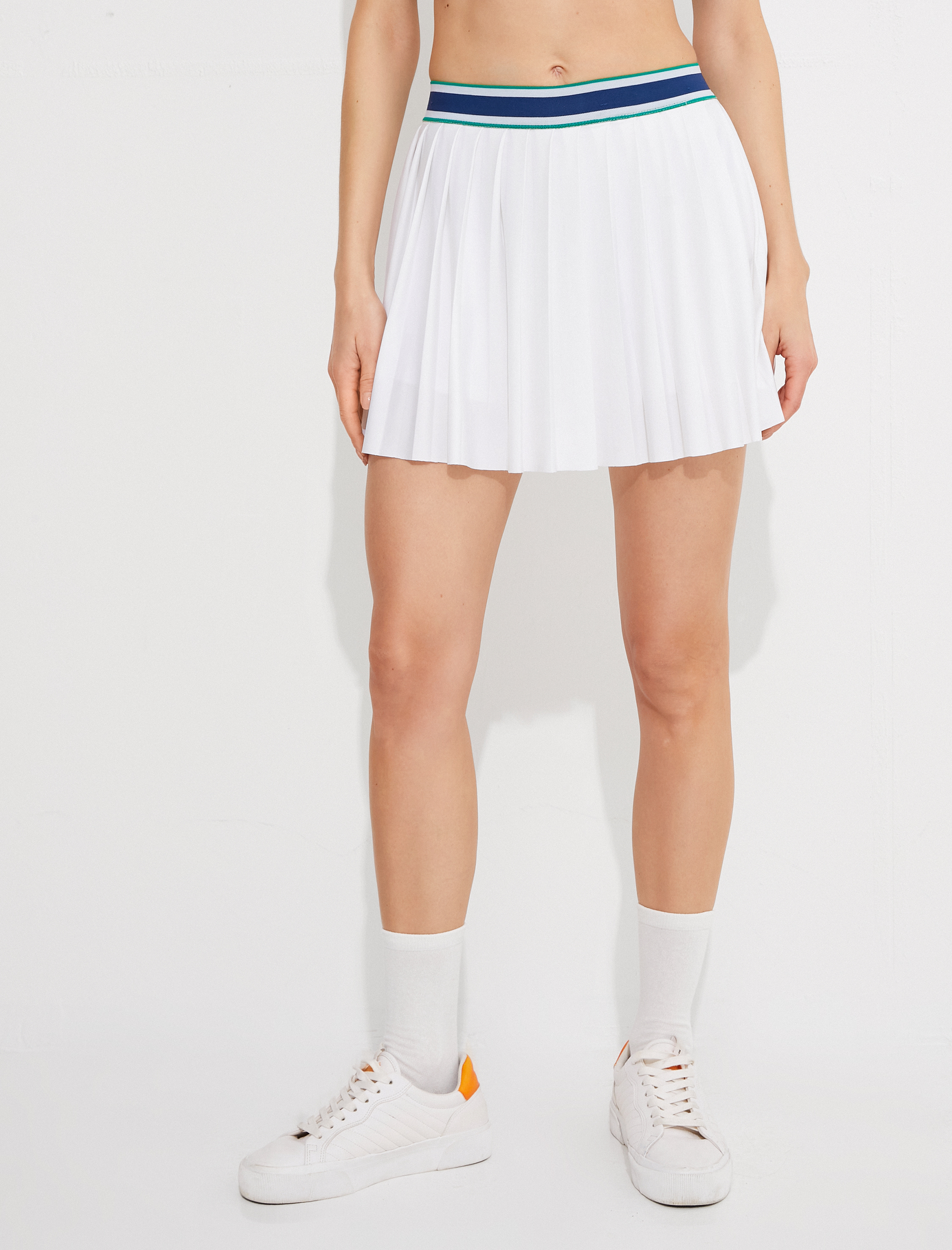   Pileli Taytlı Tenis Eteği