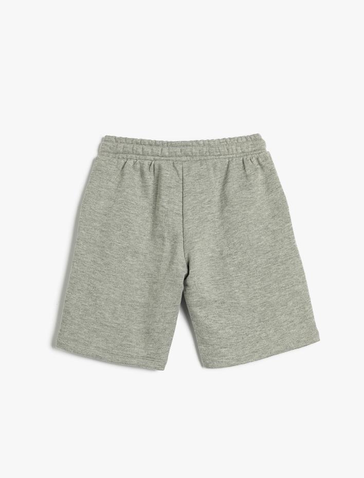 Erkek Çocuk Marvel Şort Lisanslı Beli Bağlamalı Cepli Pamuklu