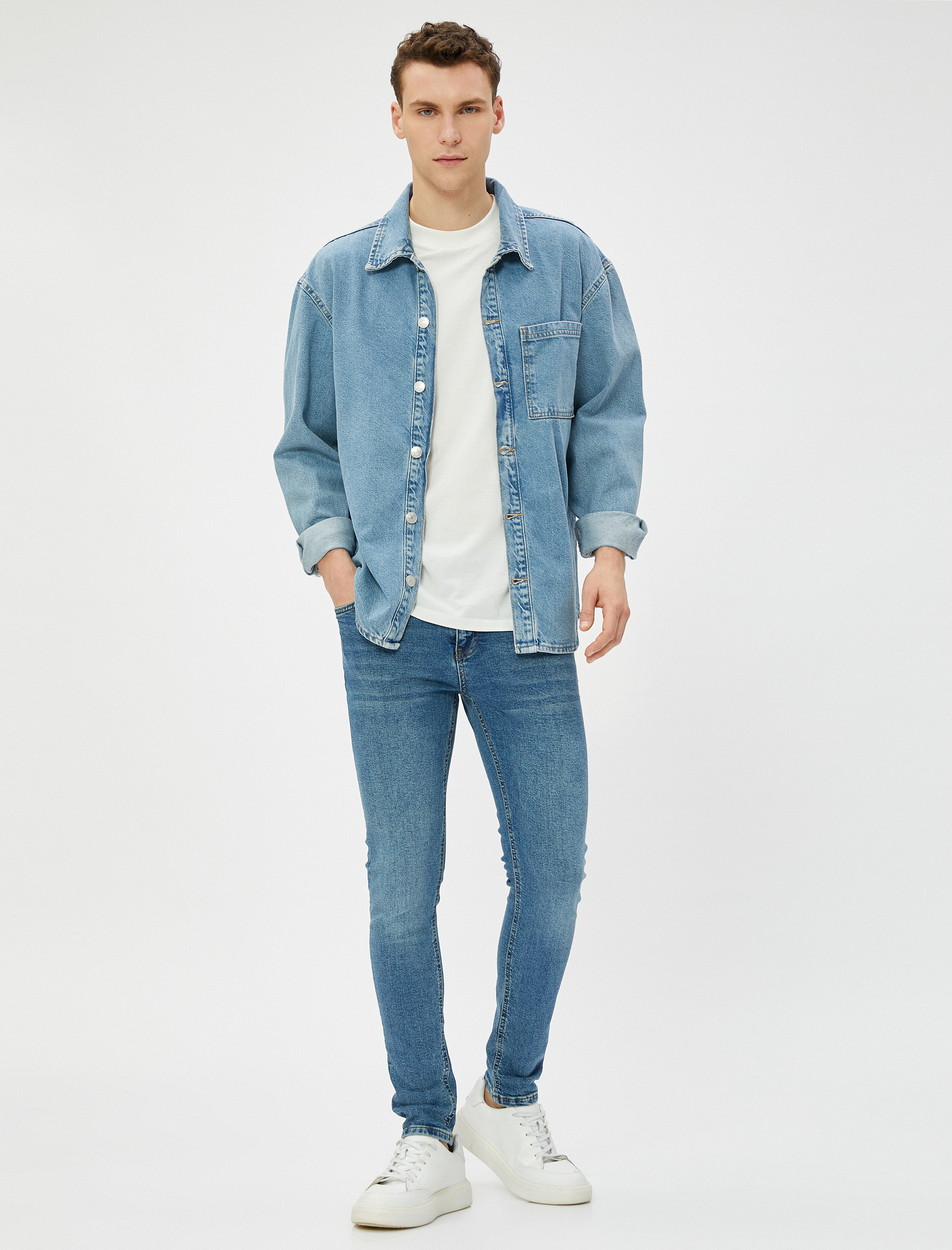   Skinny Fit Kot Pantolon - Michael Jean