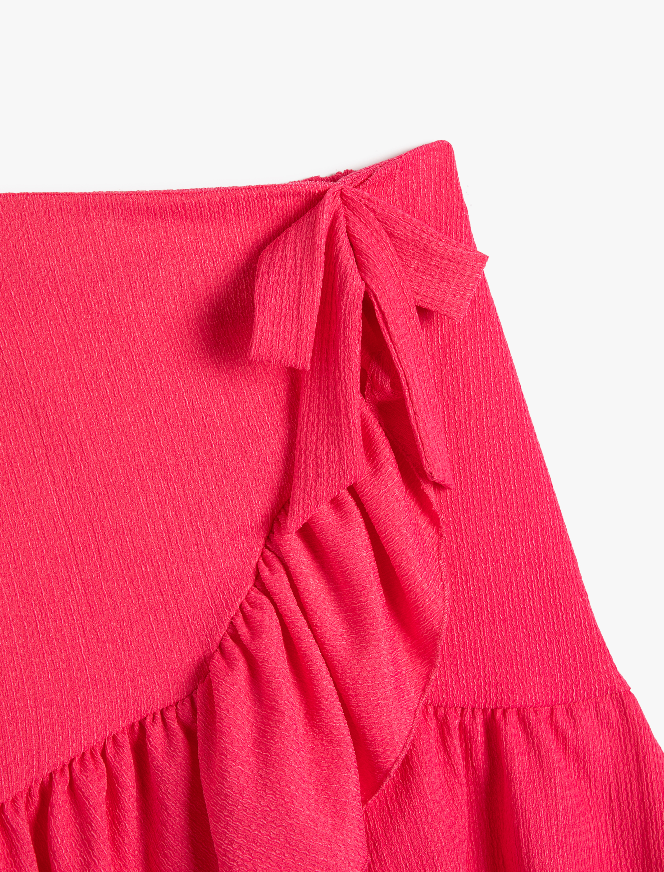  Kız Çocuk Anvelop Etek Fırfırlı Yandan Bağlamalı