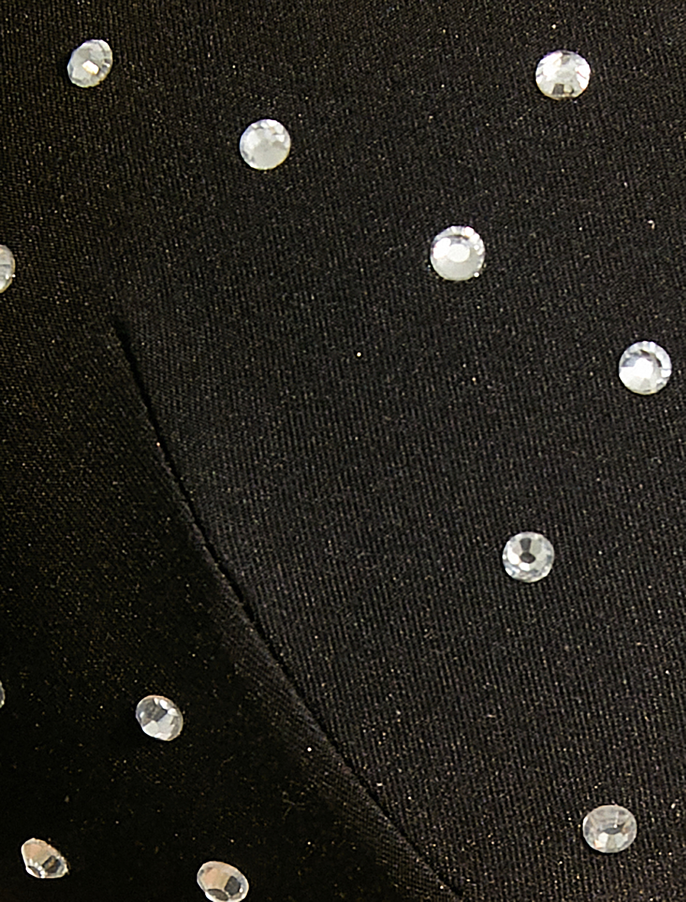   Üçgen Bikini Üstü Parlak Taş İşlemeli