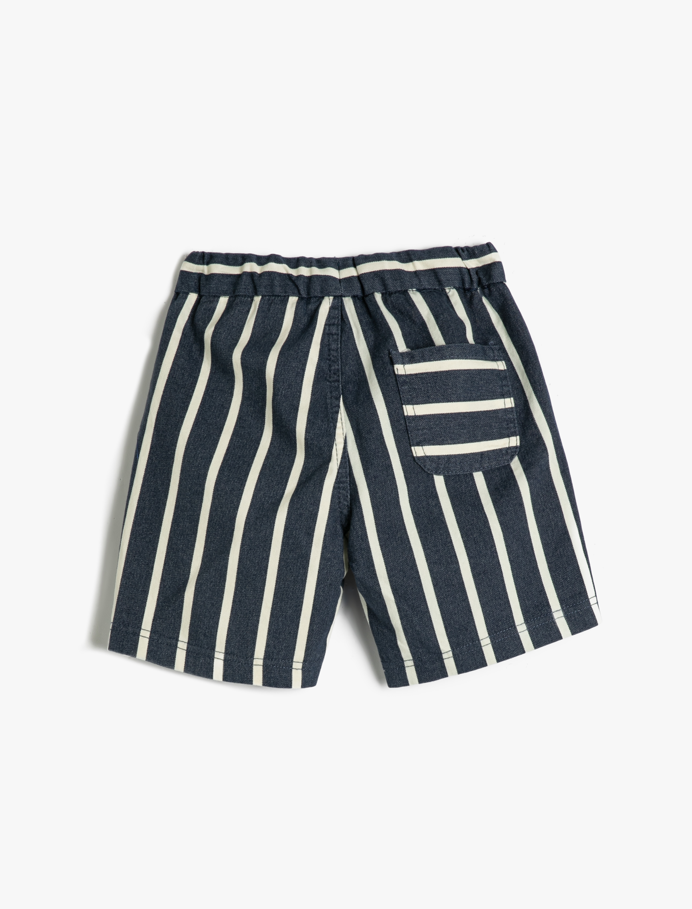  Erkek Çocuk Şort Beli Bağlamalı Cepli Pamuklu
