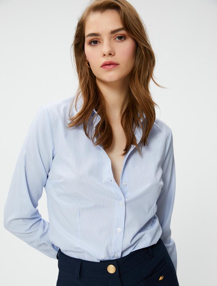  Basic Gömlek Uzun Kollu