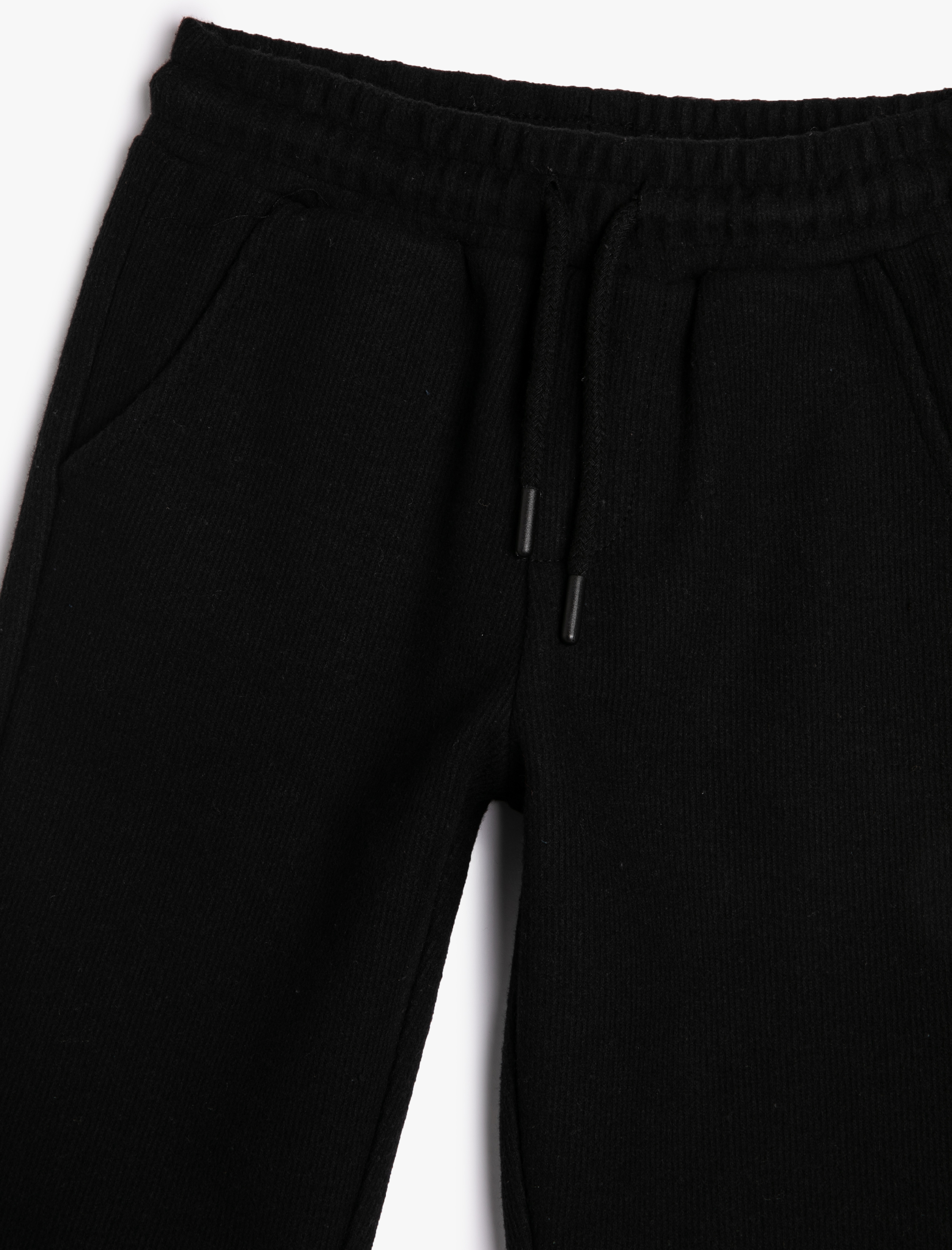  Erkek Çocuk Basic Jogger Eşofman Altı Beli Bağlamalı Cepli Şardonlu