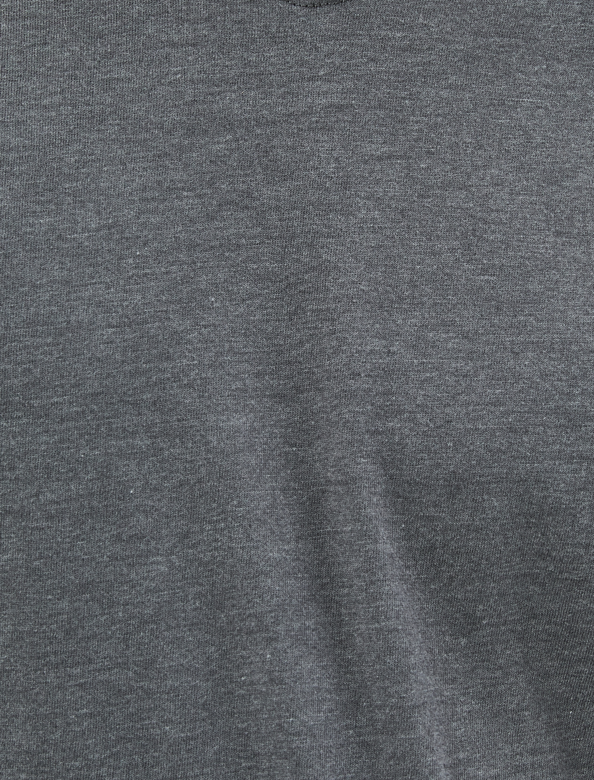   V Yaka Tişört Basic Kısa Kollu Pamuklu