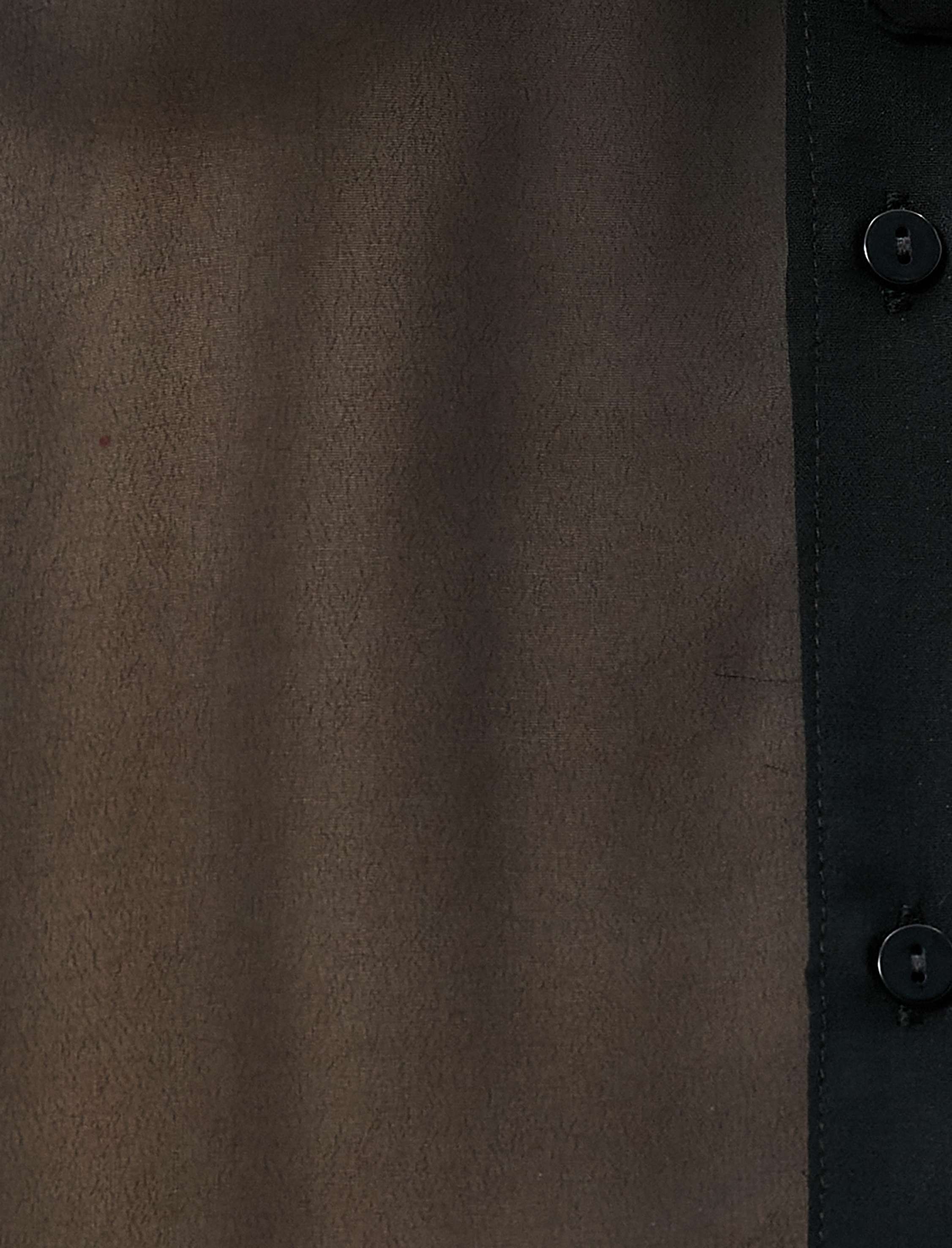 Şifon Bebe Yaka Gömlek Kurdele Detaylı Fırfırlı Uzun Kollu