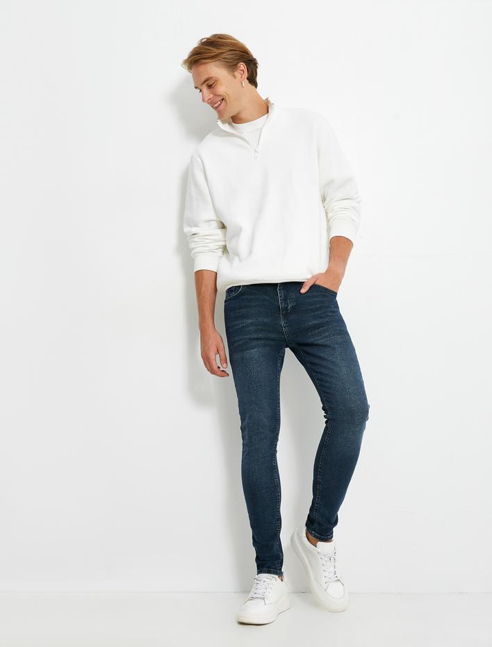  Skinny Fit Kot Pantolon - Michael Jean