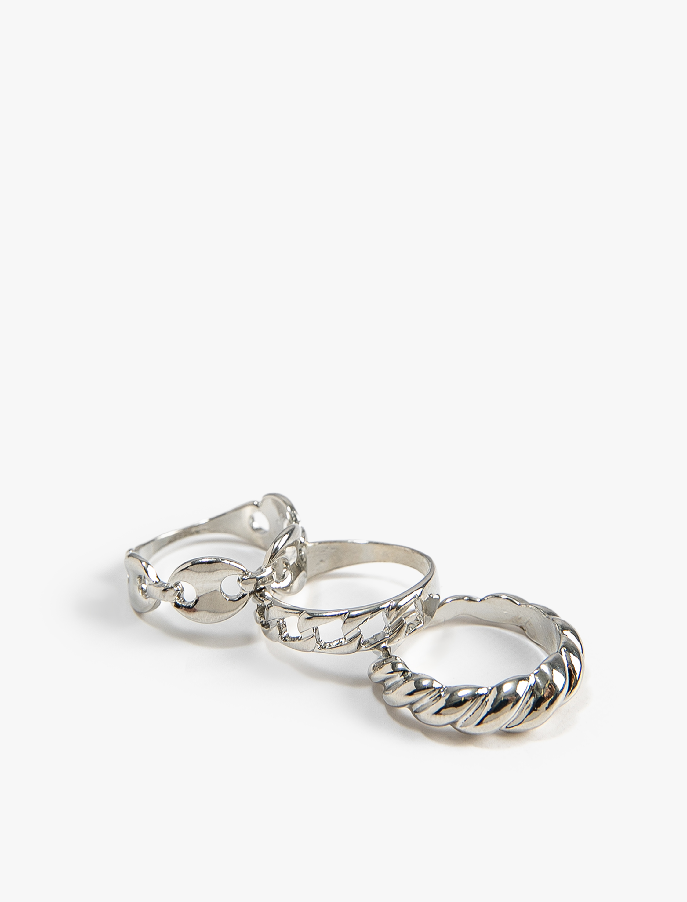  Kadın Yüzük Seti 3'lü Burgulu