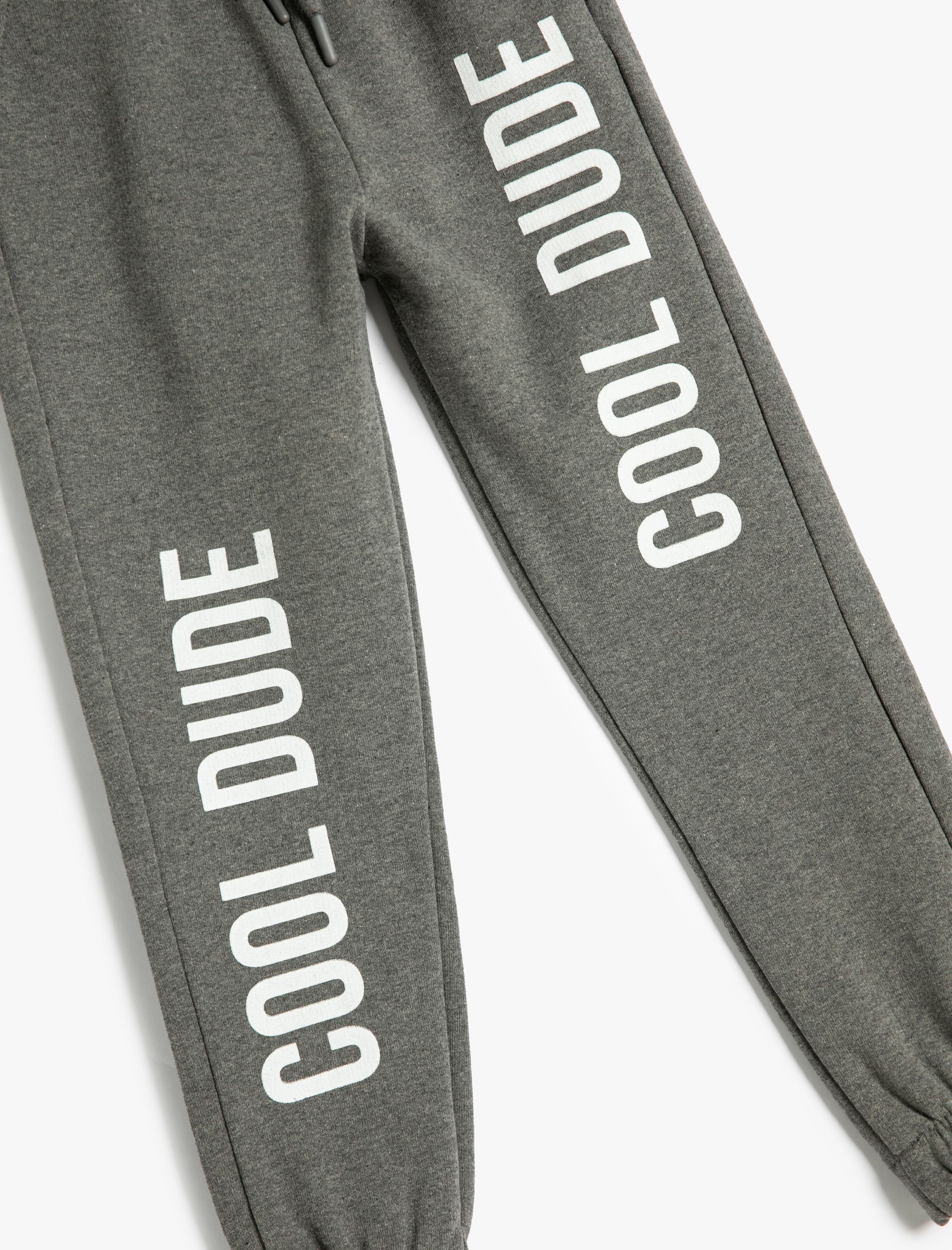  Erkek Çocuk Jogger Eşofman Altı Beli Bağlamalı Cep Detaylı Baskılı