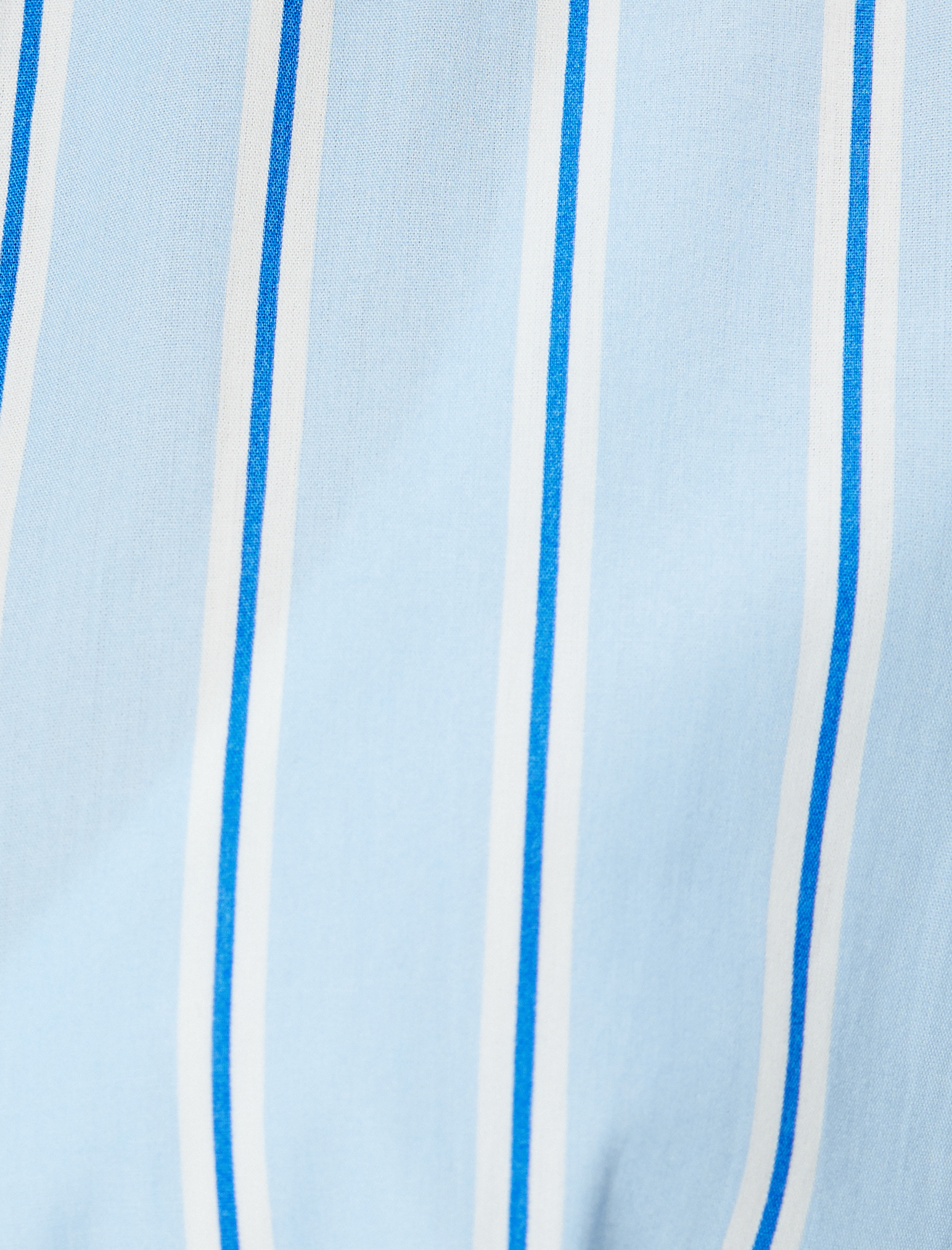   Crop Gömlek Uzun Kollu Renk Kontrastlı Cepli Pamuklu