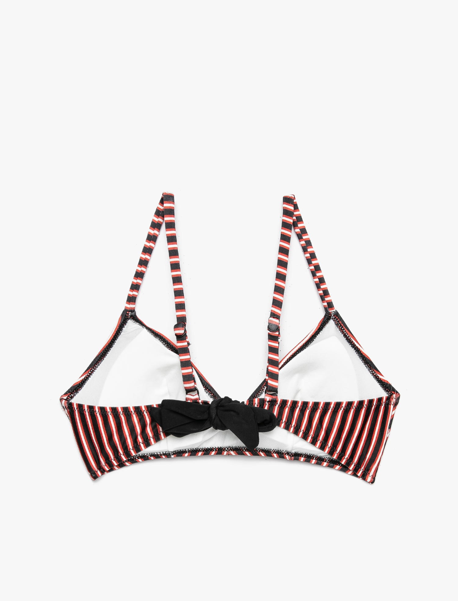   Çizgili Bikini Üstü