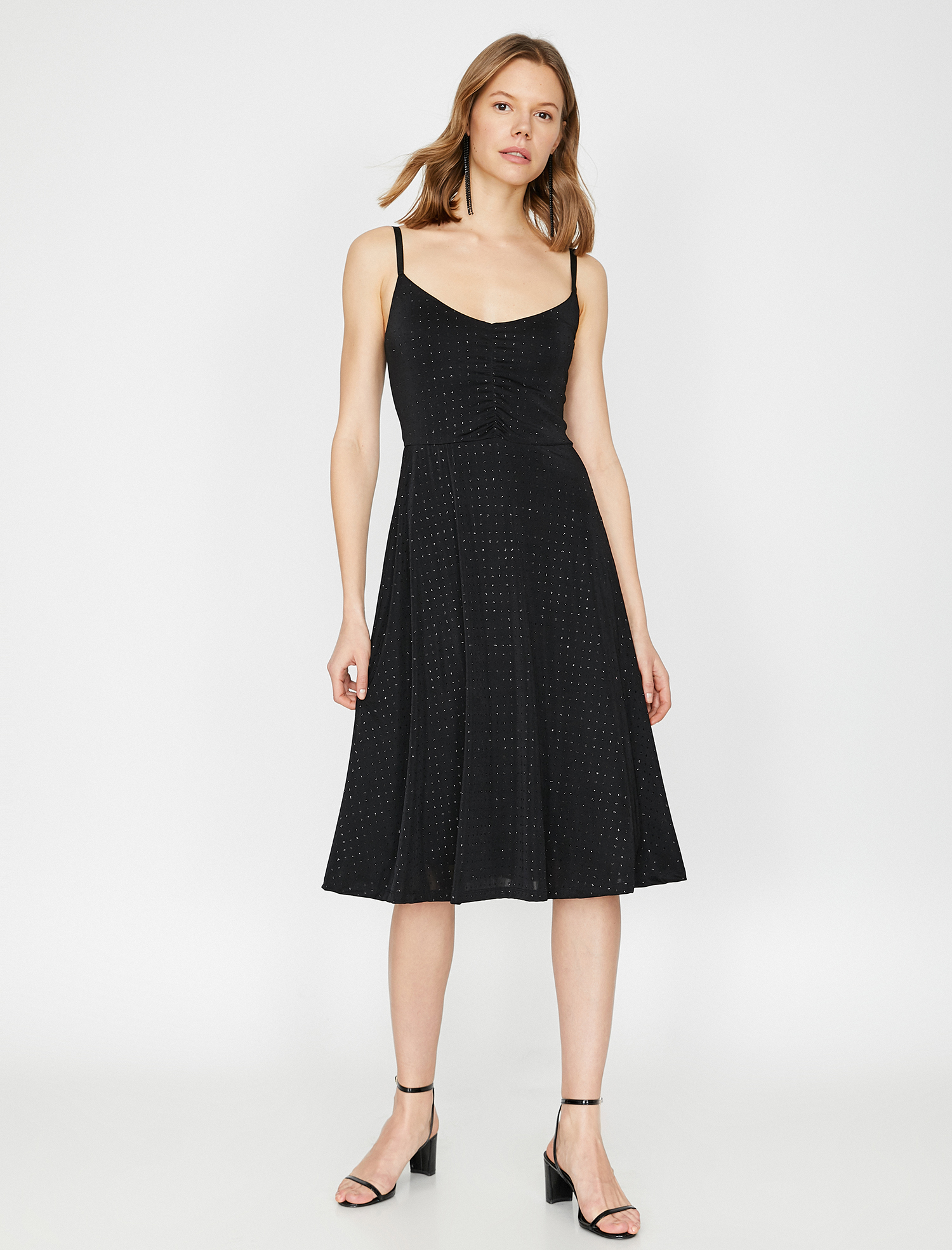   Desenli Abiye Elbise