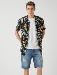 Eskitilmiş Kot Şort