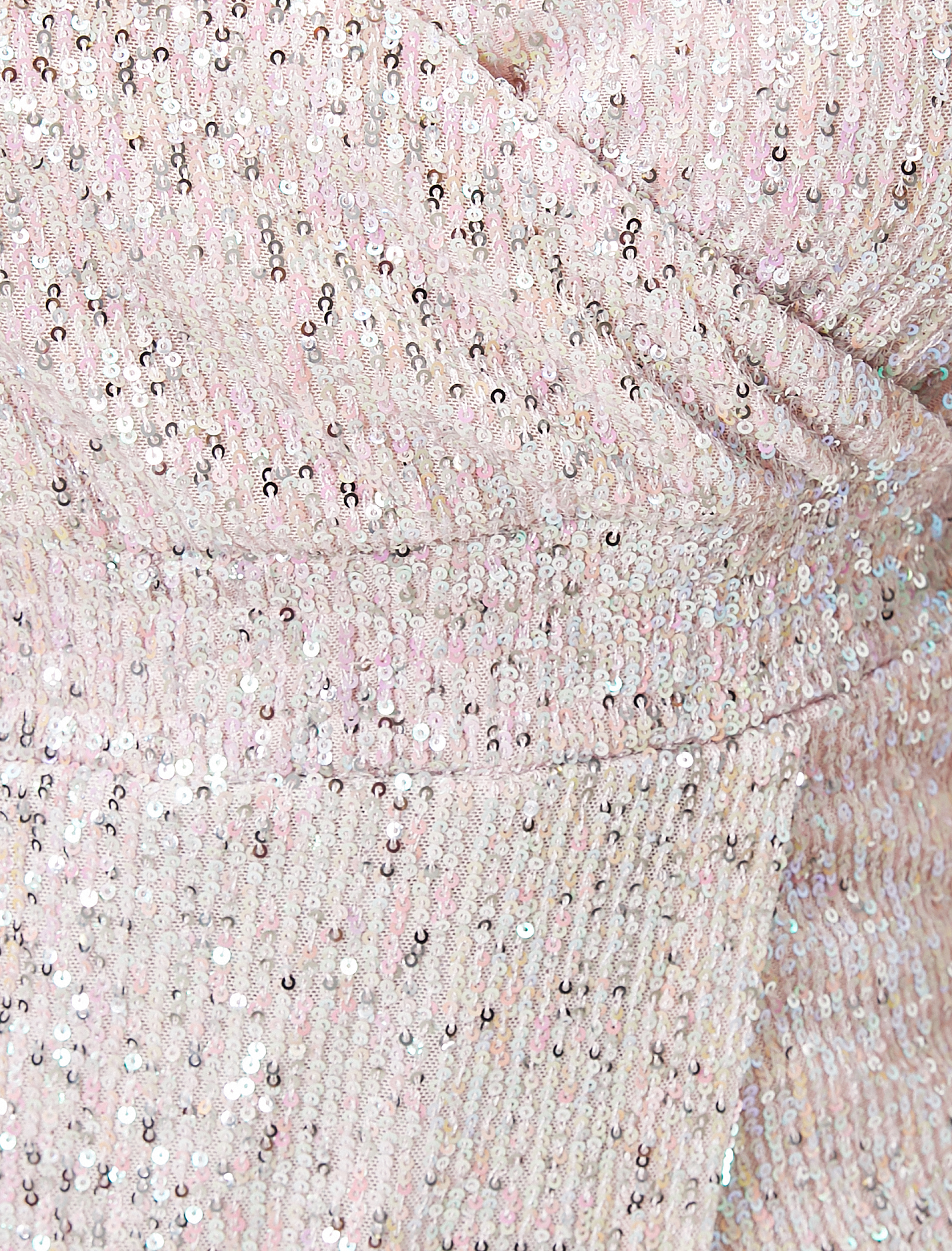   Askılı Abiye Elbise Kruvaze Pullu Mini