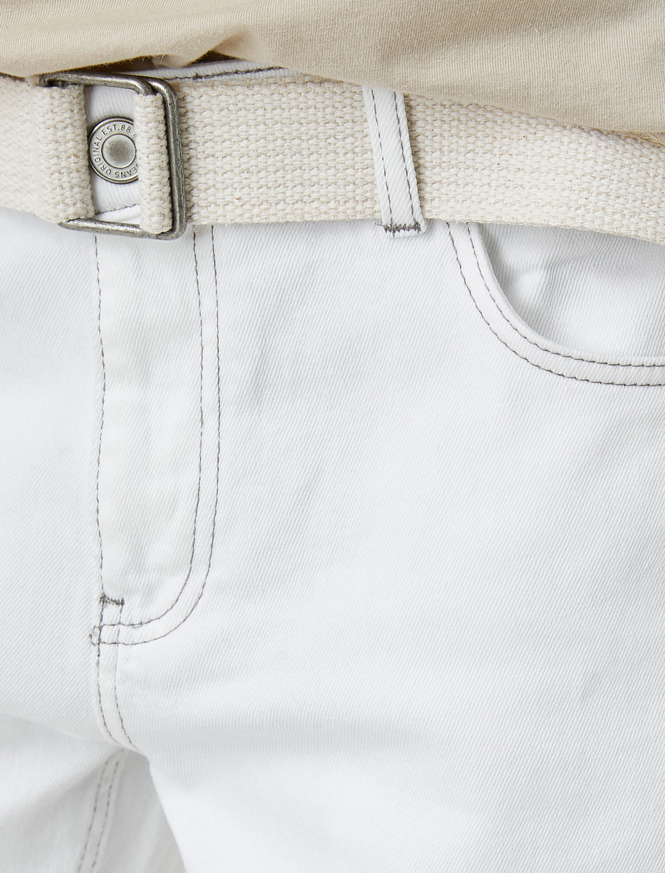   Kot Şort Katlı Paça Detaylı