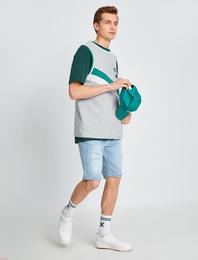 Eskitilmiş Kot Şort