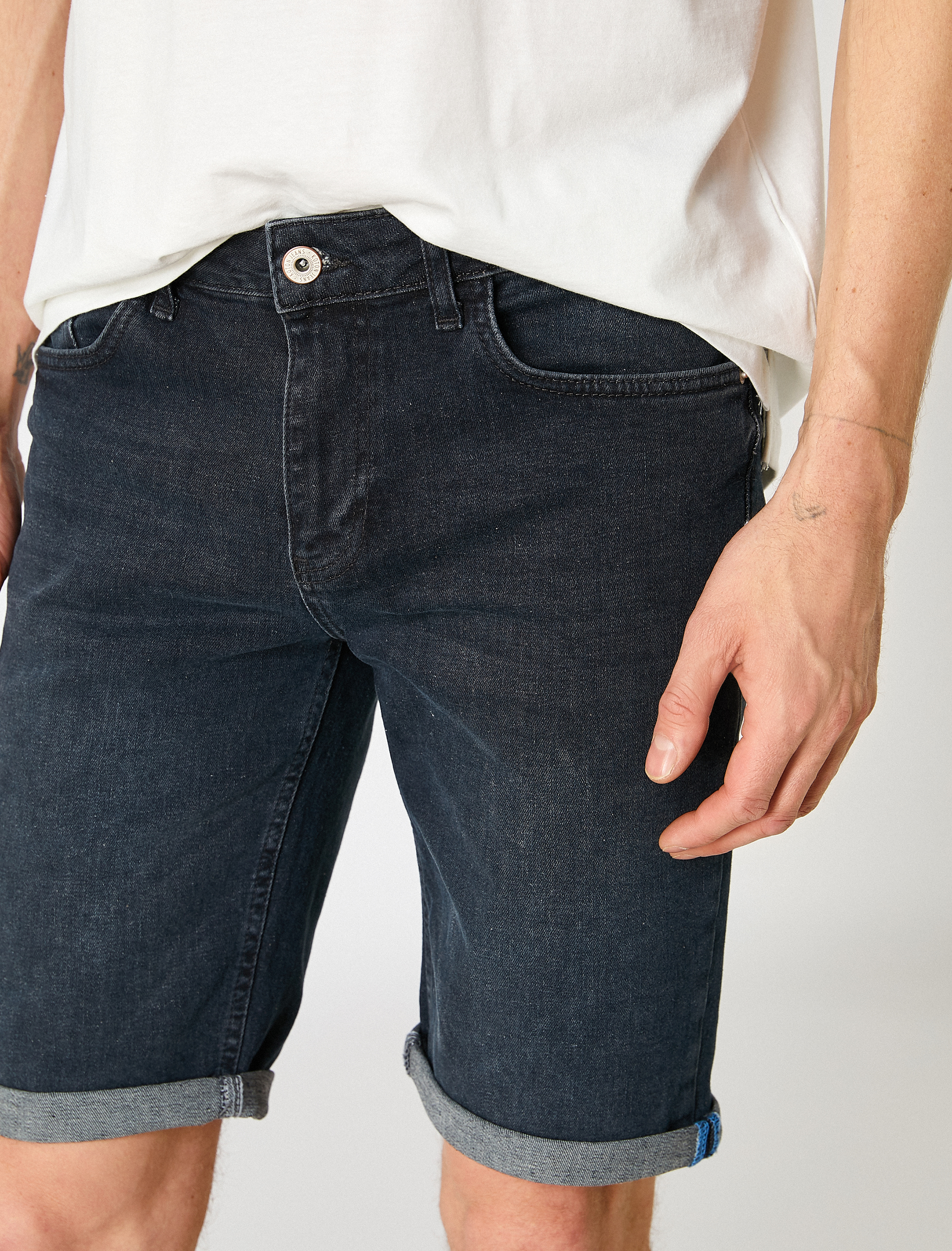   Kot Şort Katlamalı