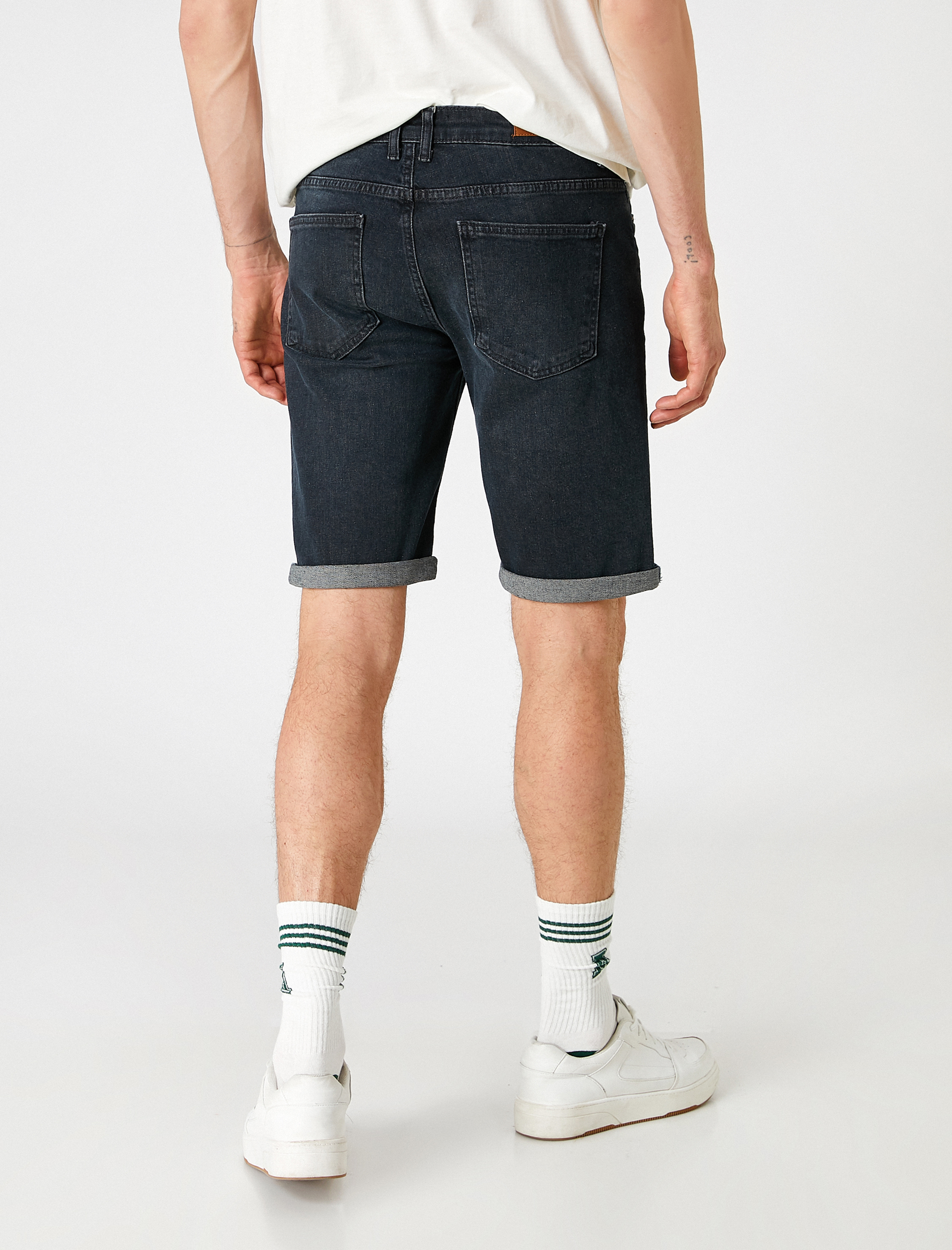   Kot Şort Katlamalı