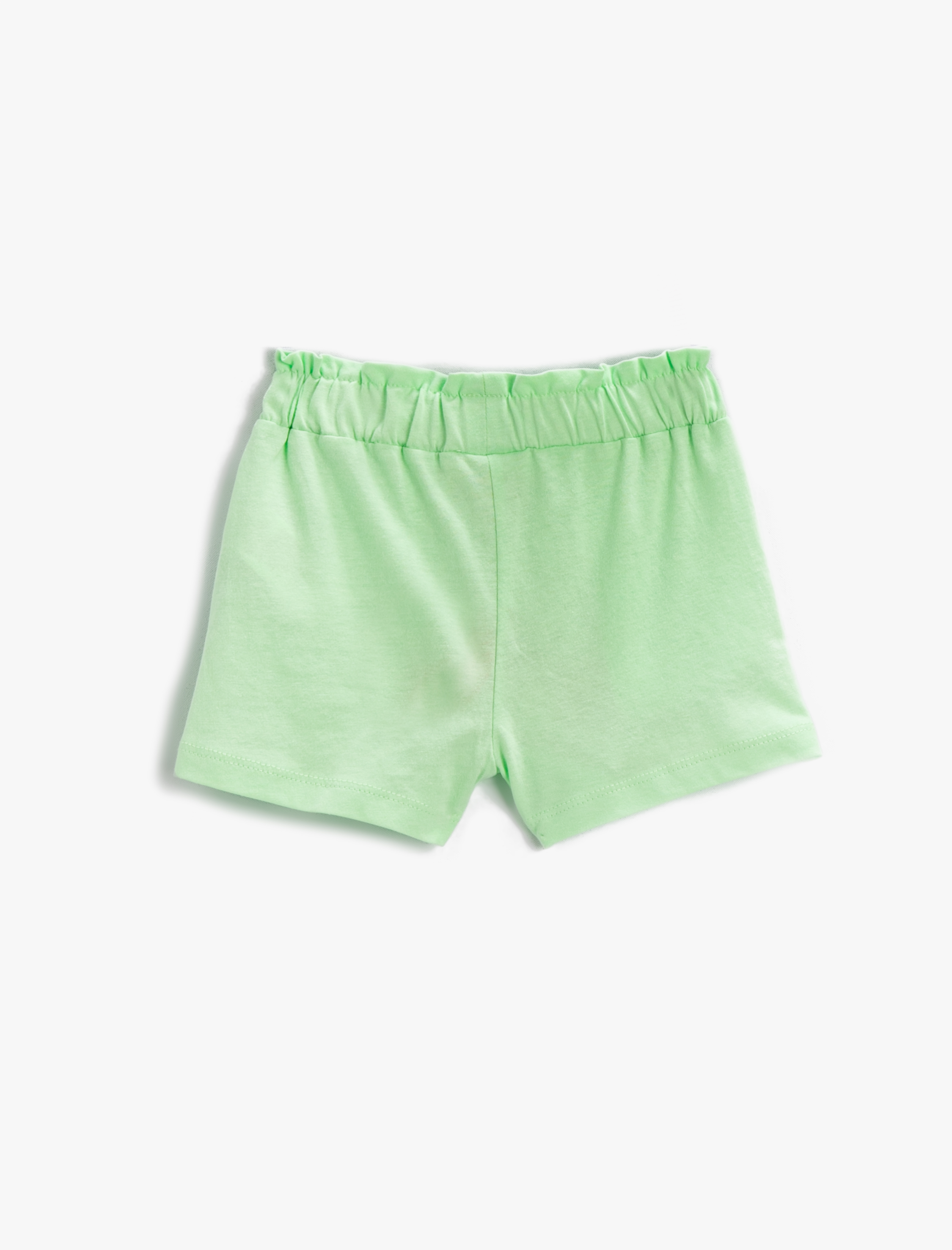  Kız Bebek Beli Lastikli Şort Karpuz Baskılı Pamuklu