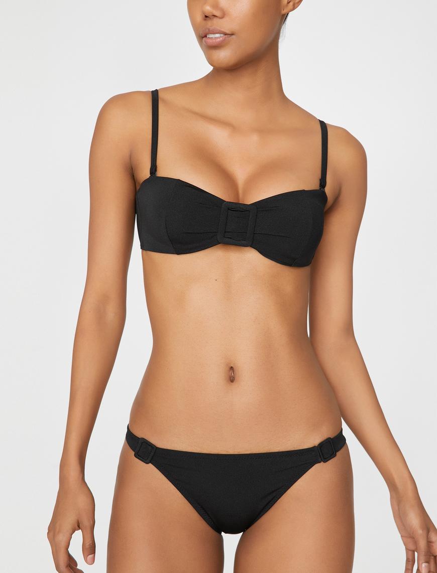   Toka Detaylı Bikini Üstü