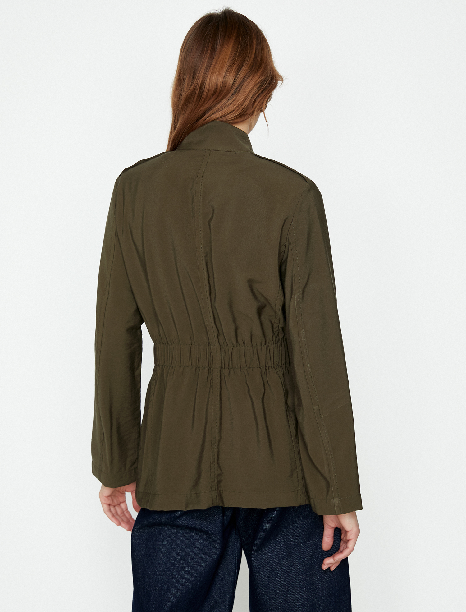   Fermuar Detaylı Parka