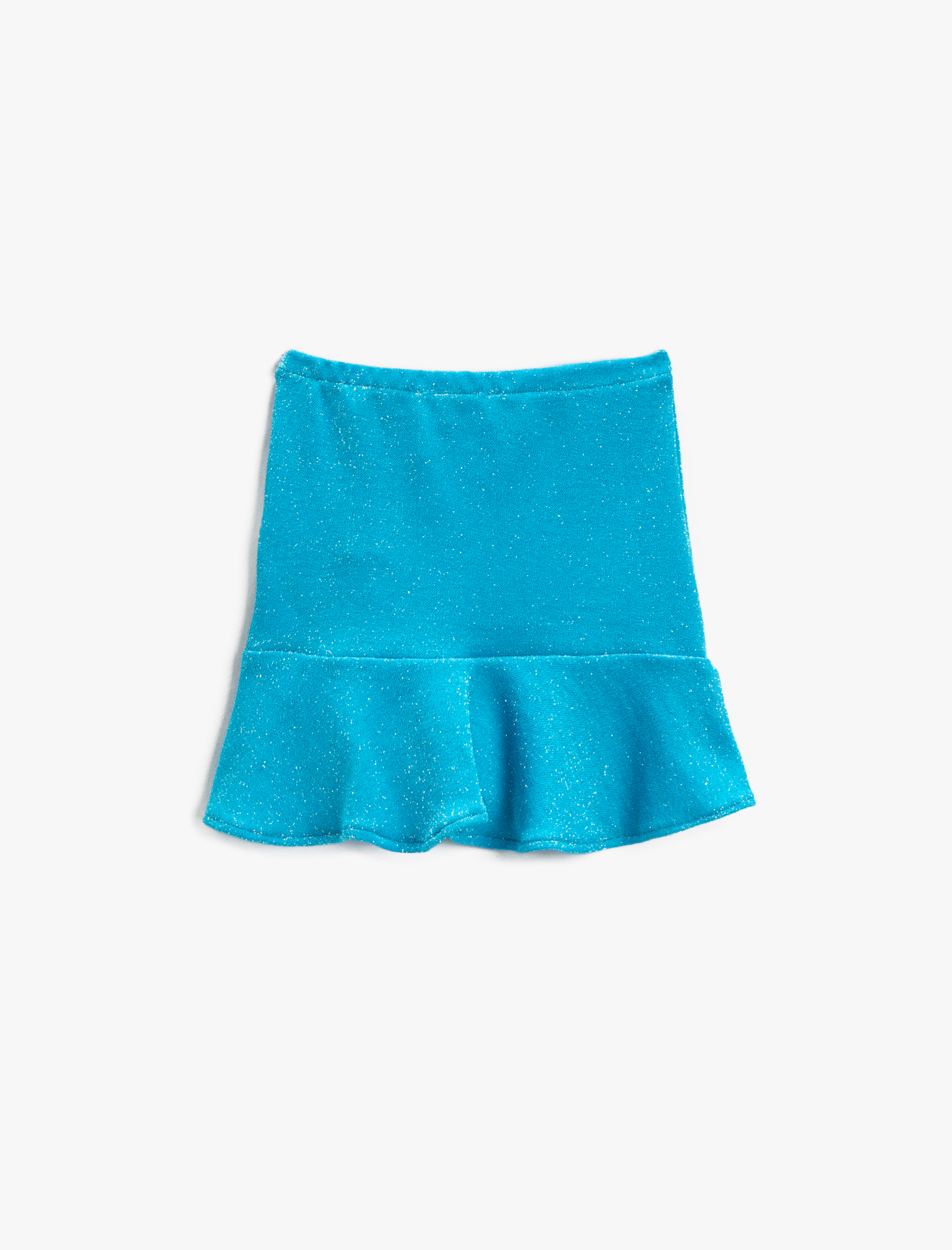  Kız Çocuk Etek Beli Lastikli Volanlı