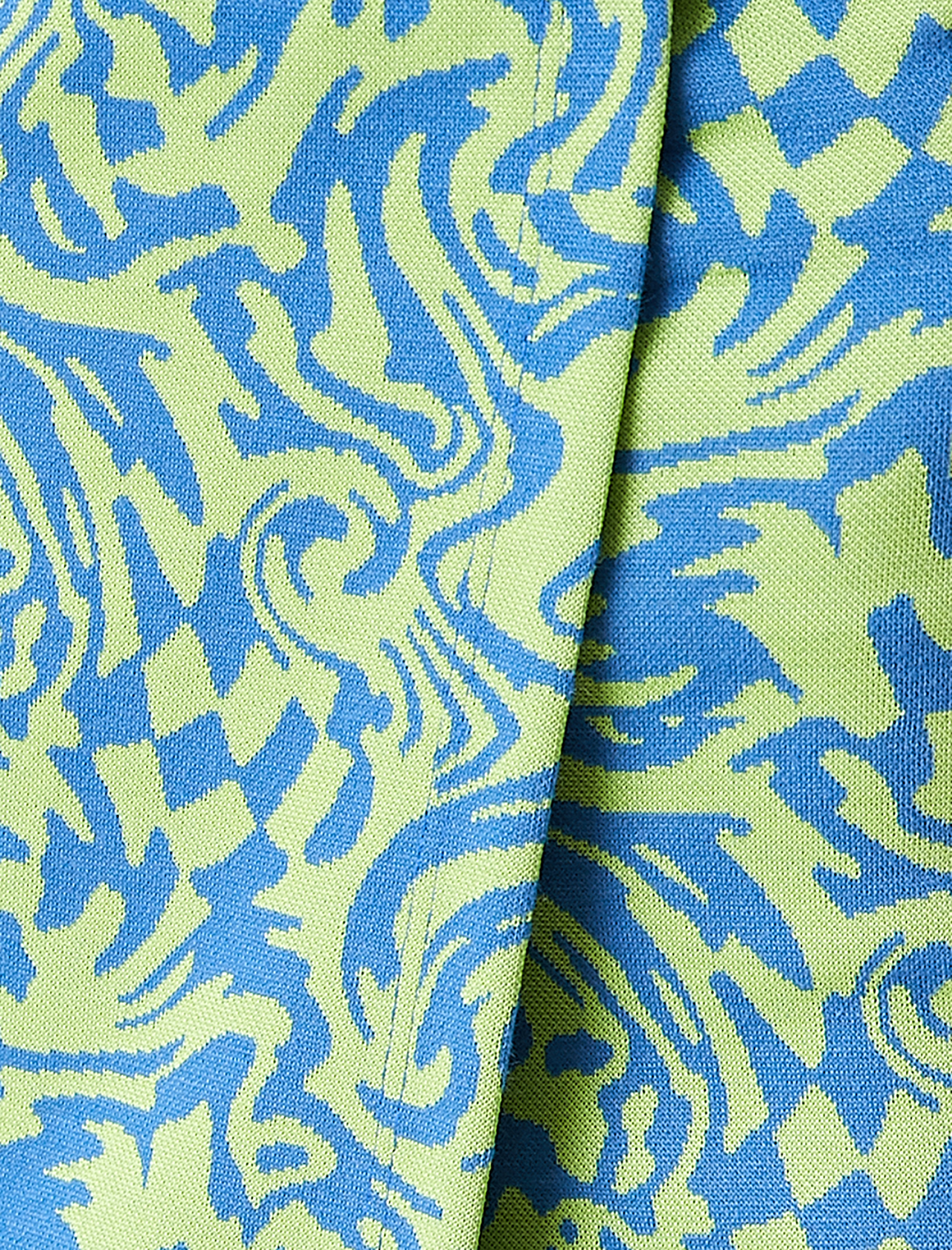   Şort Etek Mini Geometrik Desenli