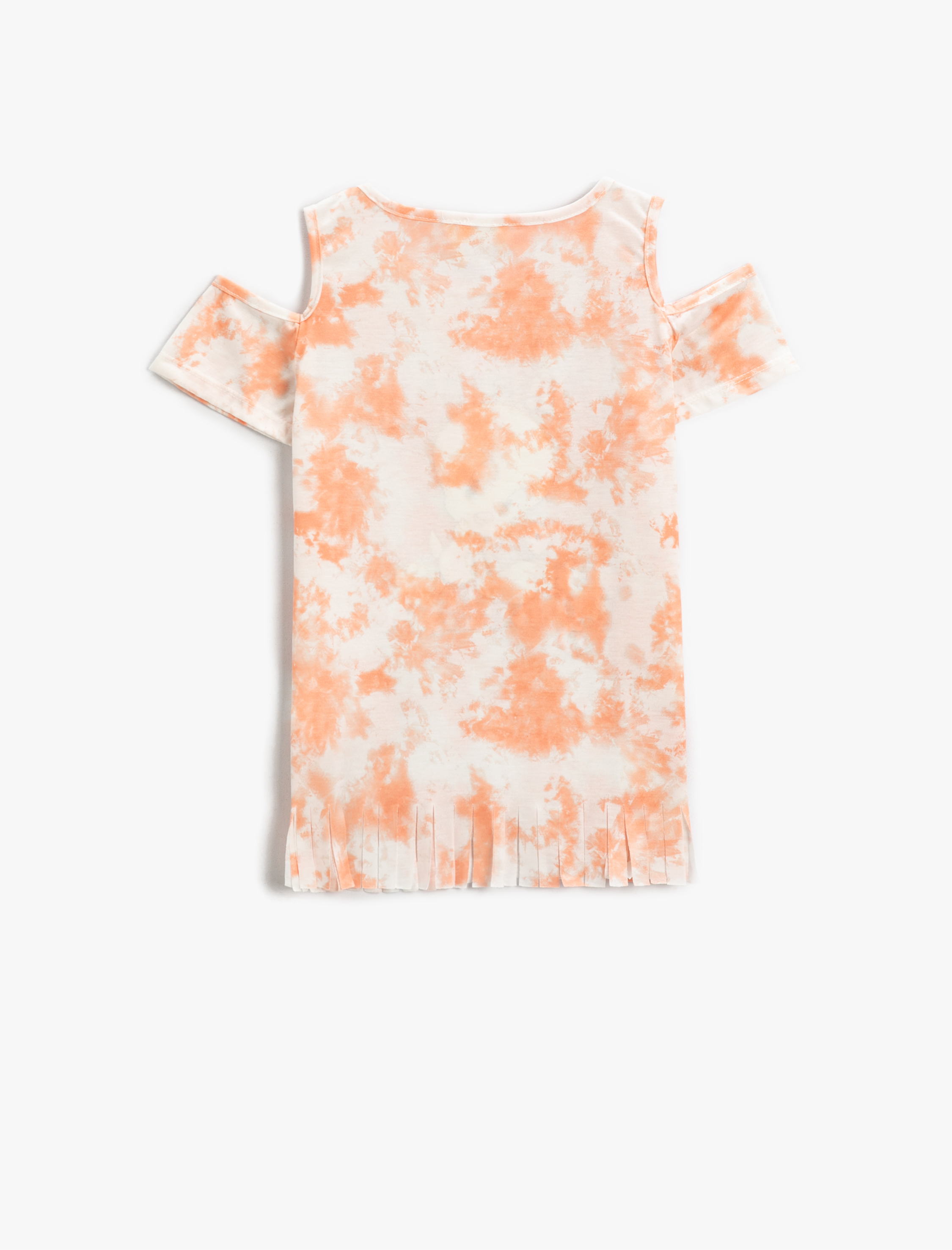  Kız Çocuk Pencere Detaylı Tişört Tweety Baskılı Lisanslı Kısa Kollu