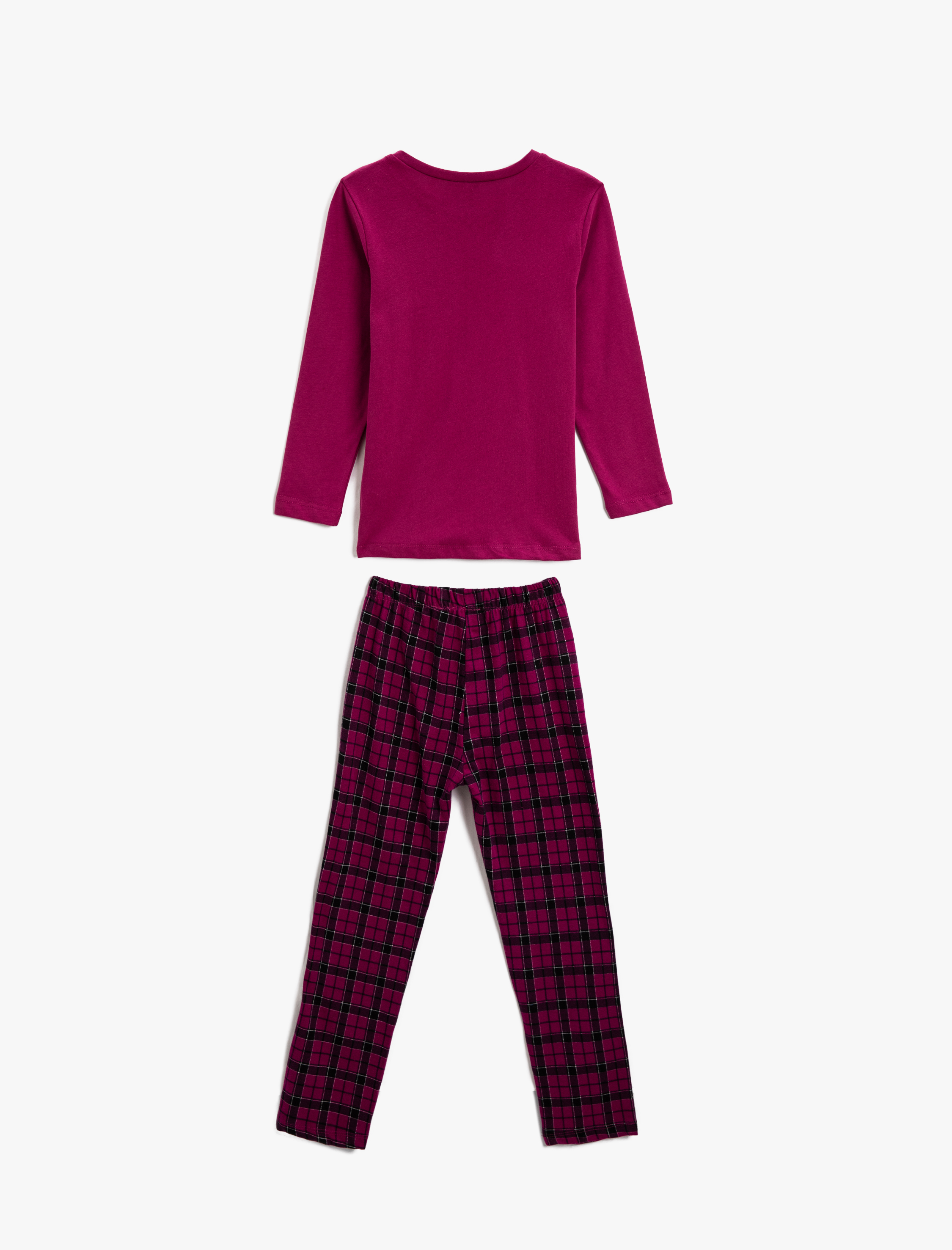  Kız Çocuk Kışlık Pijama Takımı Mickey Mouse Baskılı Lisanslı