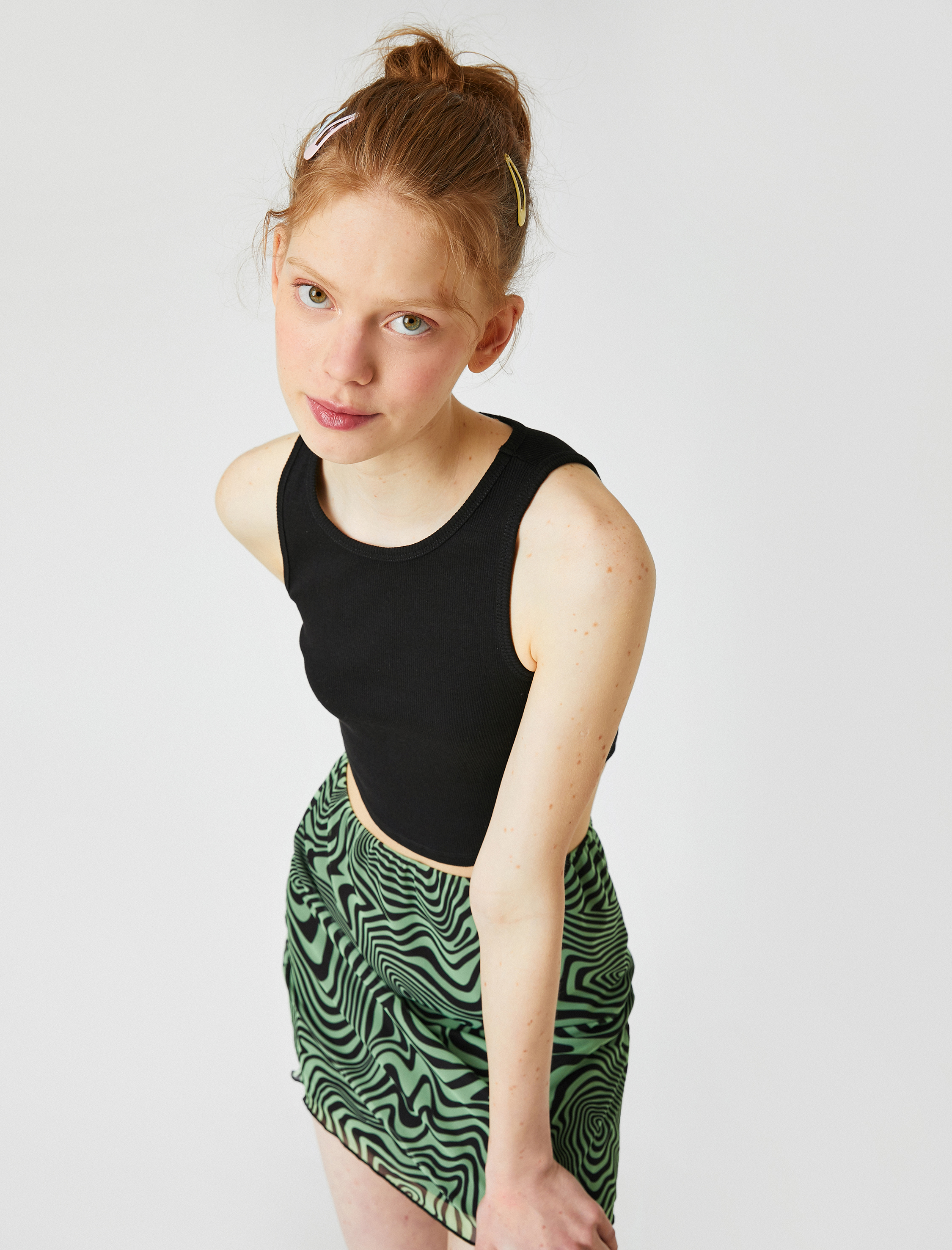   Halter Yaka Crop Atlet