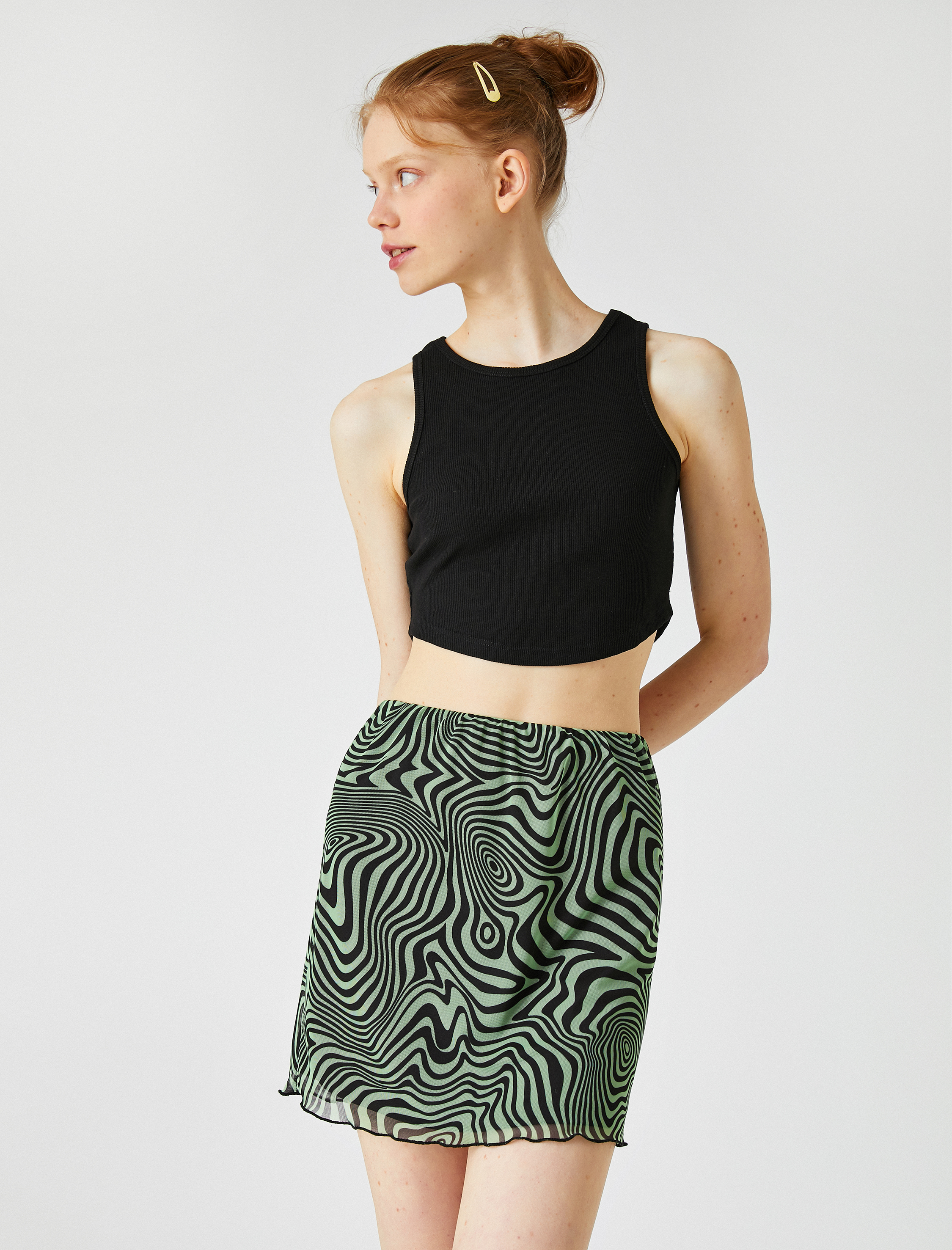   Halter Yaka Crop Atlet