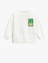 Arkası Baskılı Sweatshirt