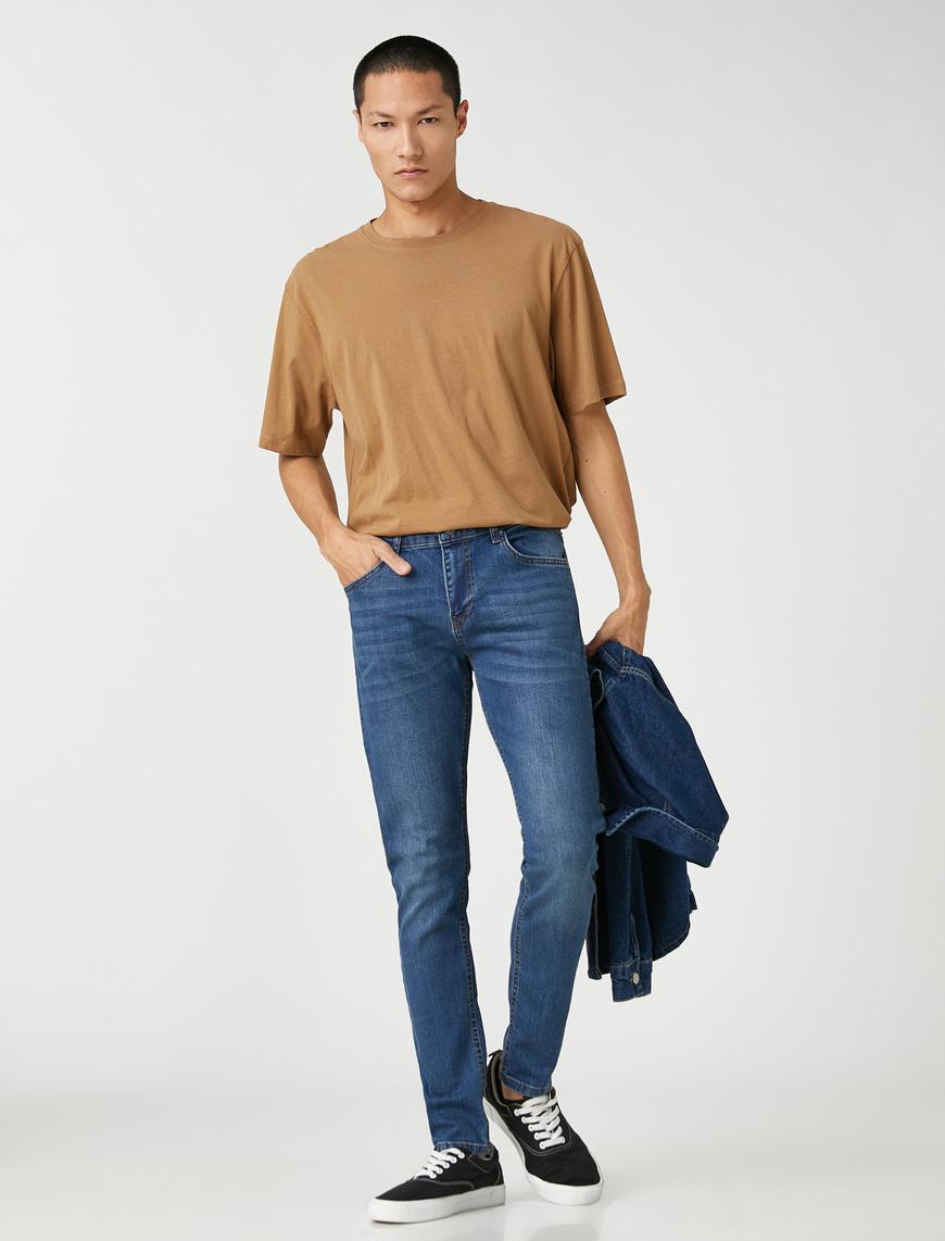   Skinny Fit Kot Pantolon - Michael Jean