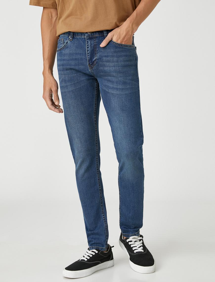   Skinny Fit Kot Pantolon - Michael Jean