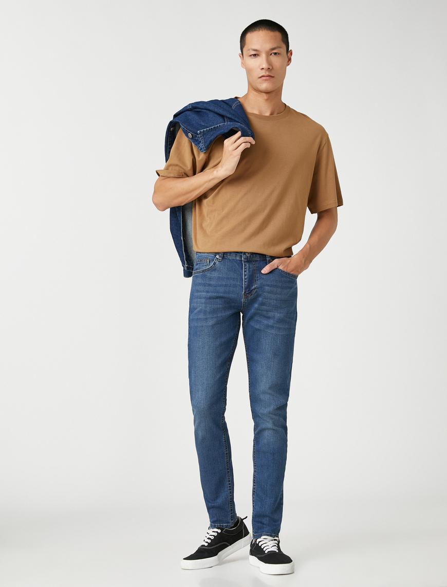   Skinny Fit Kot Pantolon - Michael Jean