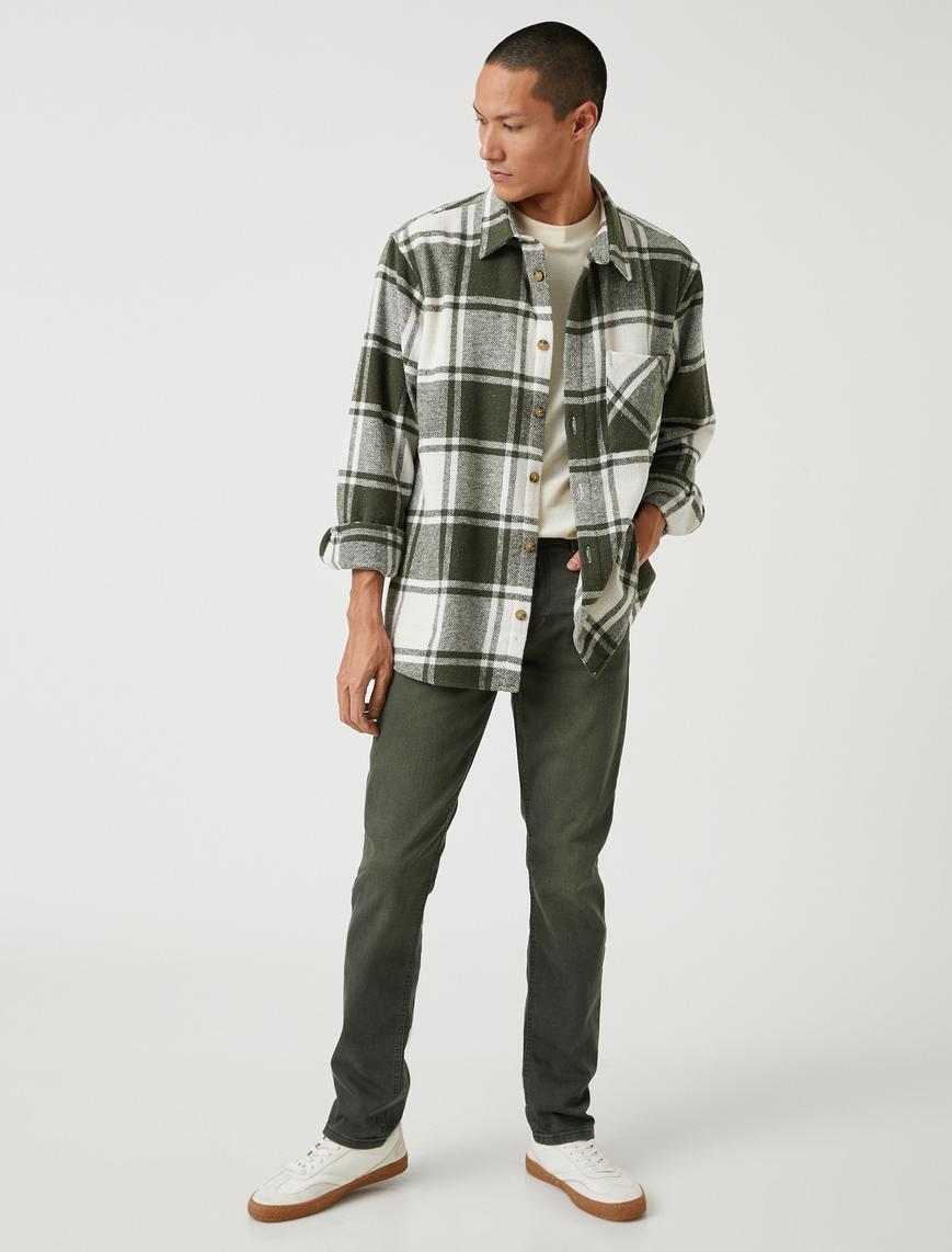   Slim Fit Kot Pantolon - Brad Jean
