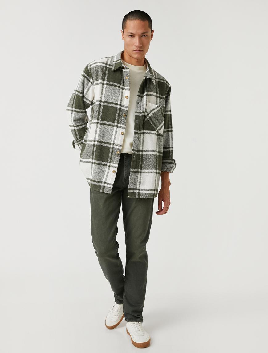   Slim Fit Kot Pantolon - Brad Jean