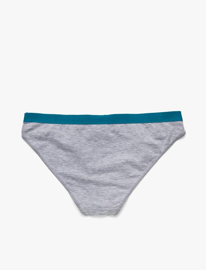  Brief Külot Slogan Baskılı