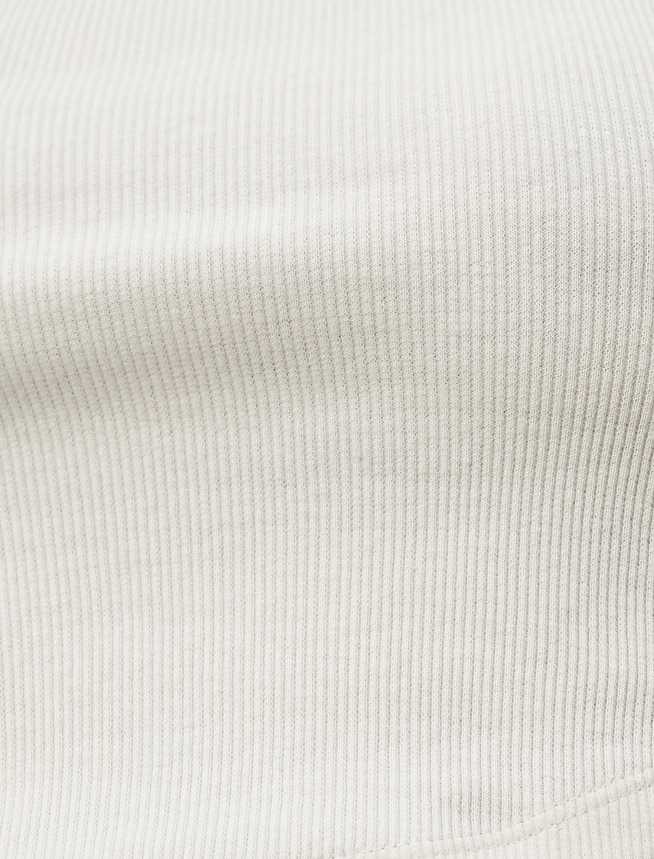   Crop Atlet Bisiklet Yaka Fitilli Asimetrik Kesim