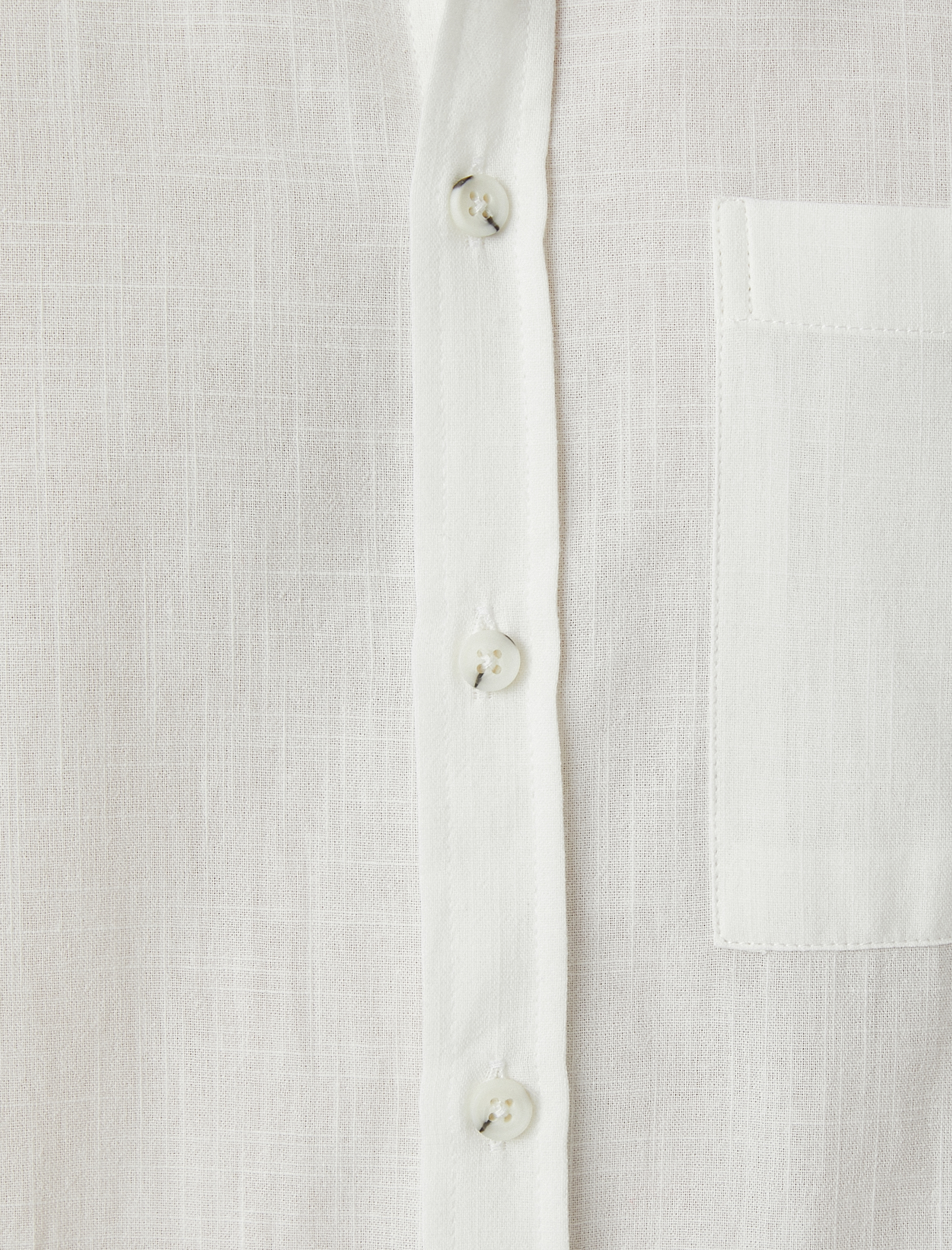   Yazlık Gömlek Kısa Kollu Cep Detaylı Klasik Yaka