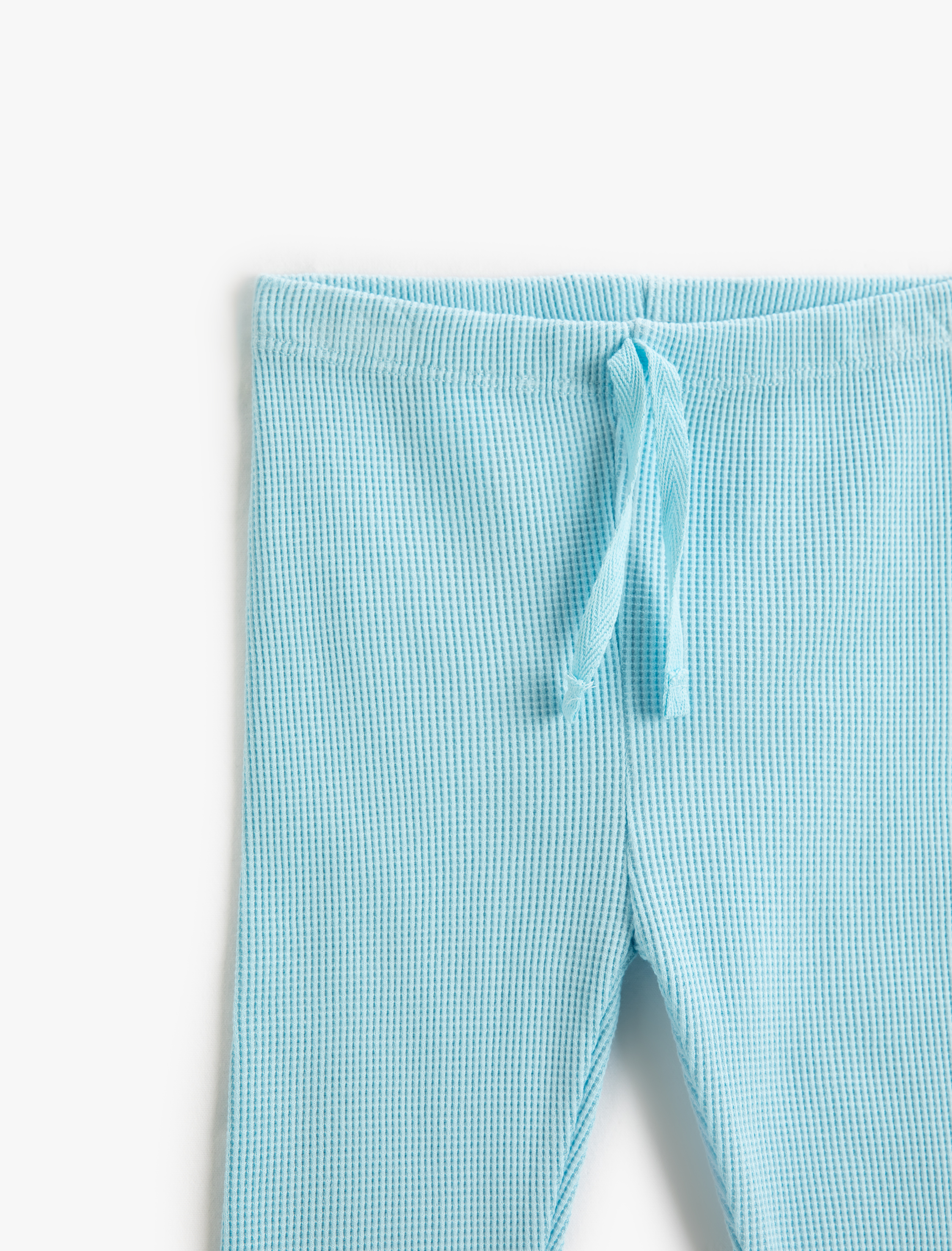  Kız Bebek Dokulu Basic Tayt Beli Lastikli Pamuklu