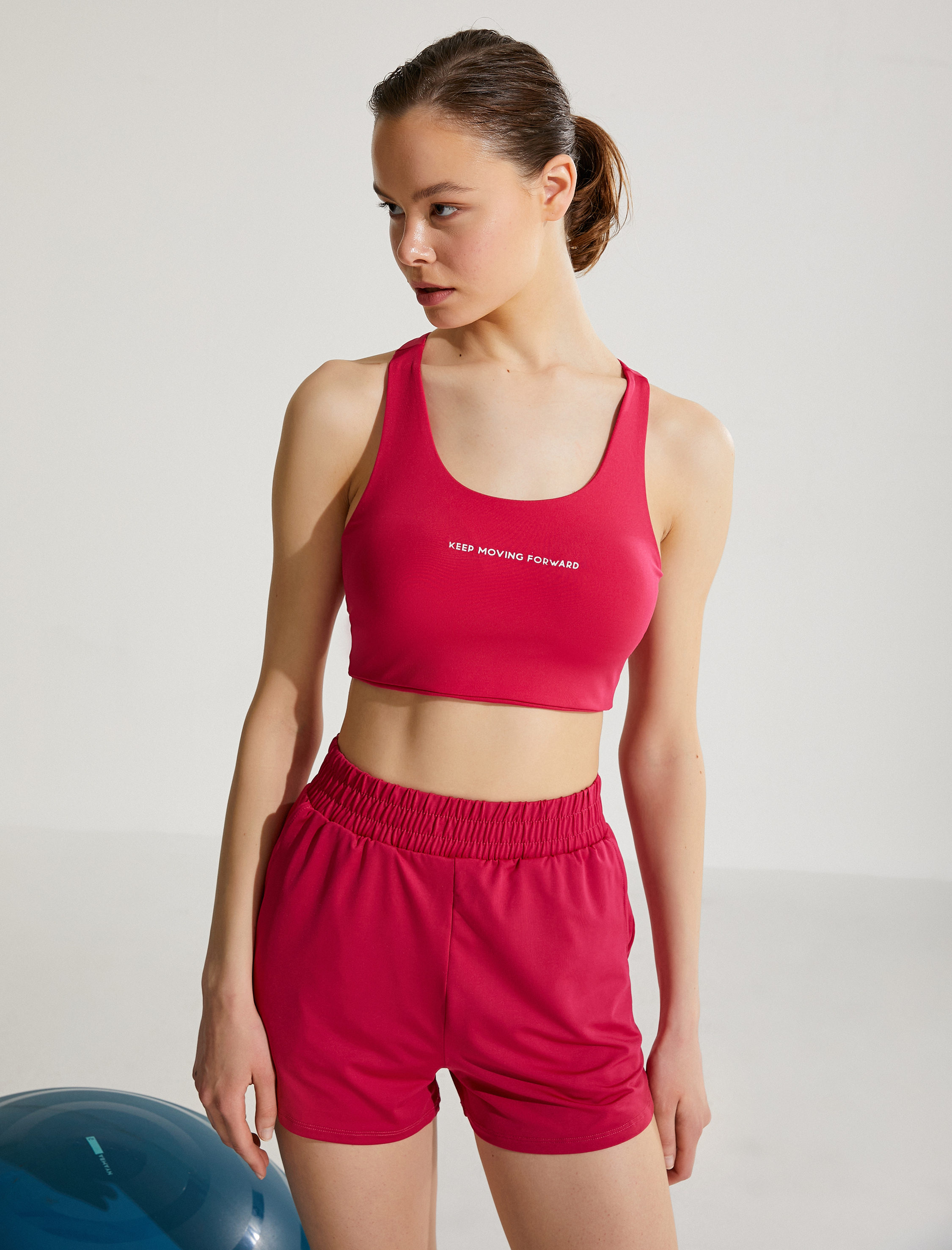   Seamless Sporcu Sütyeni Halter Yaka