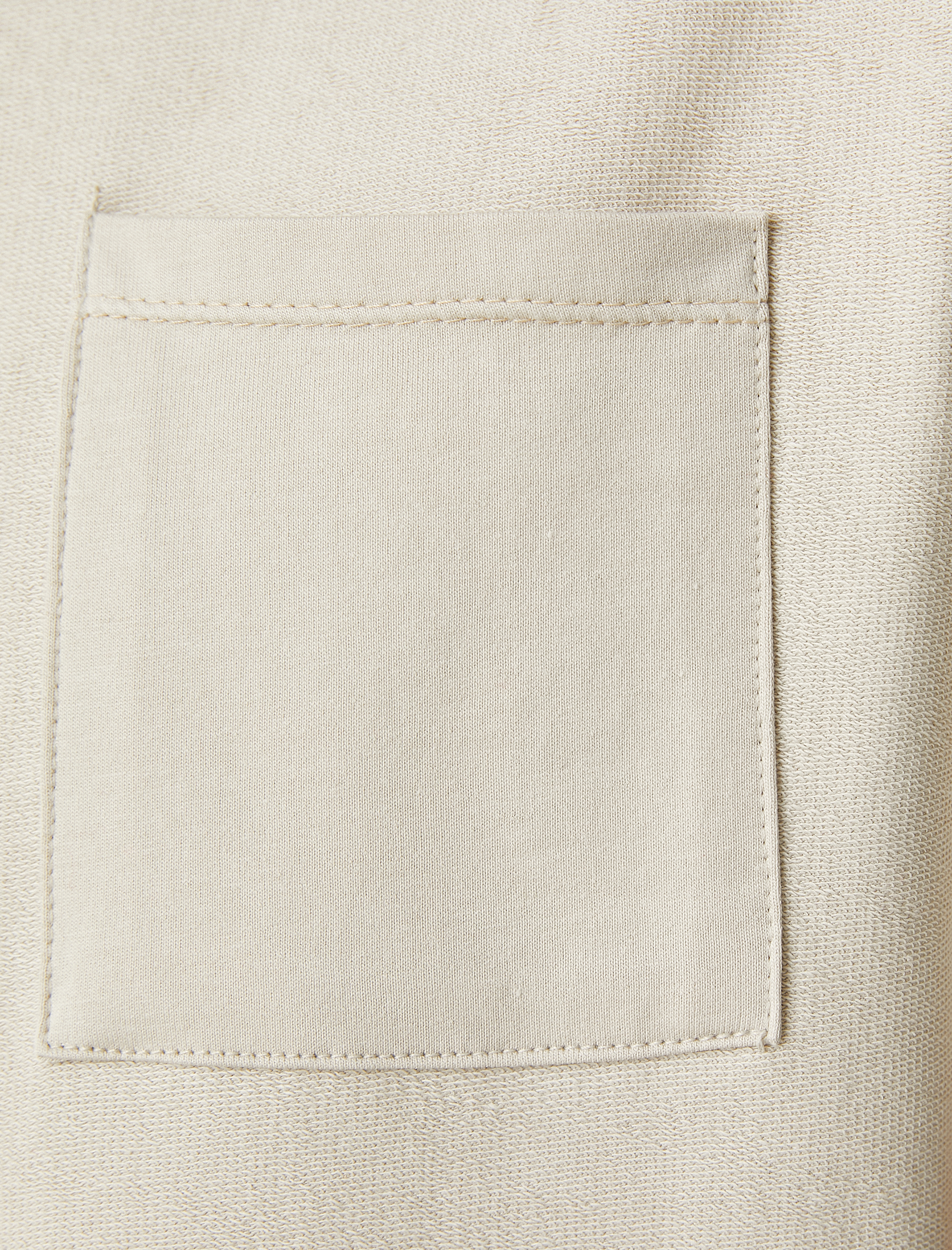   Basic Tişört Cep Detaylı Bisiklet Yaka Kısa Kollu Pamuklu