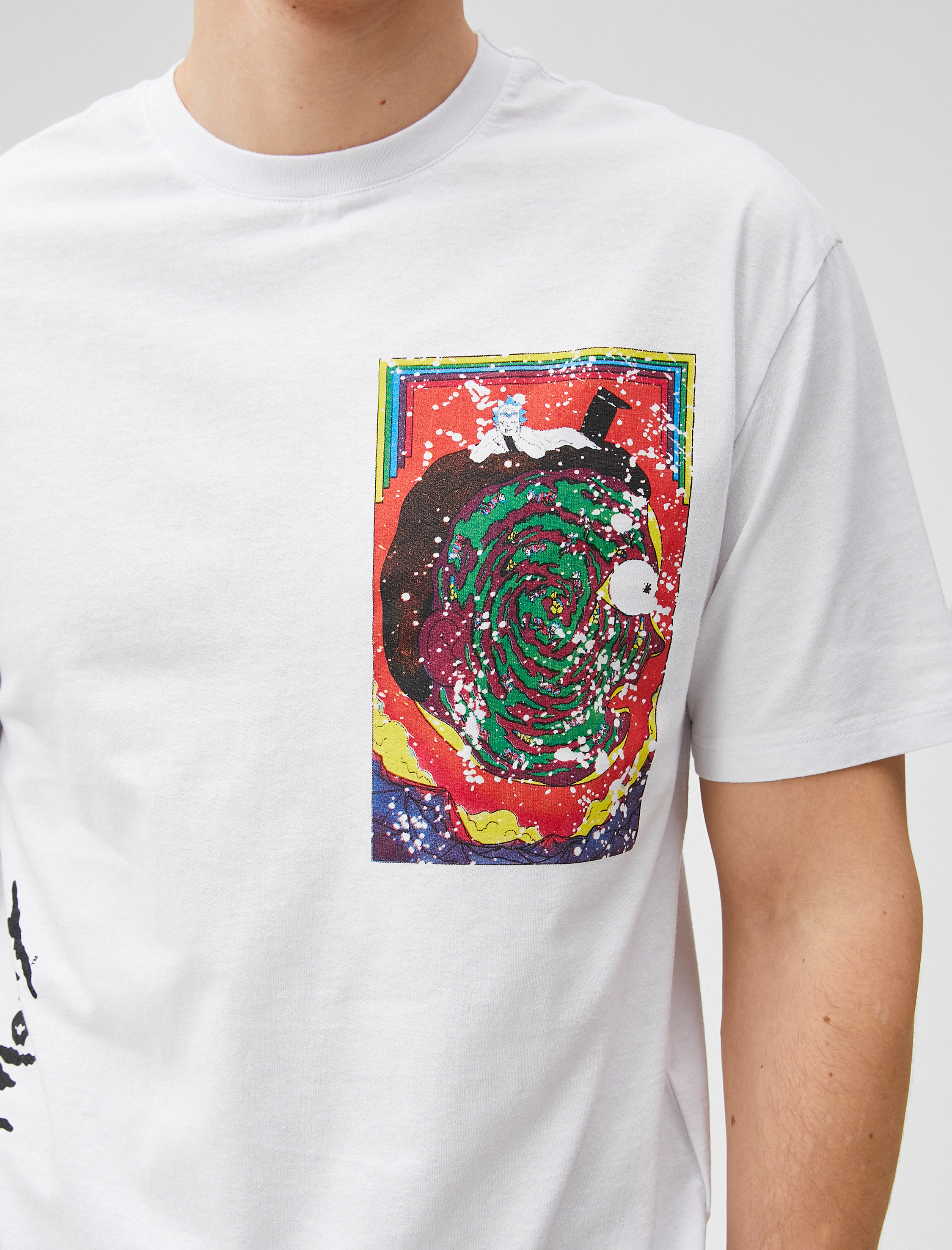   Rick and Morty Oversize Tişört Lisanslı Baskılı Pamuklu