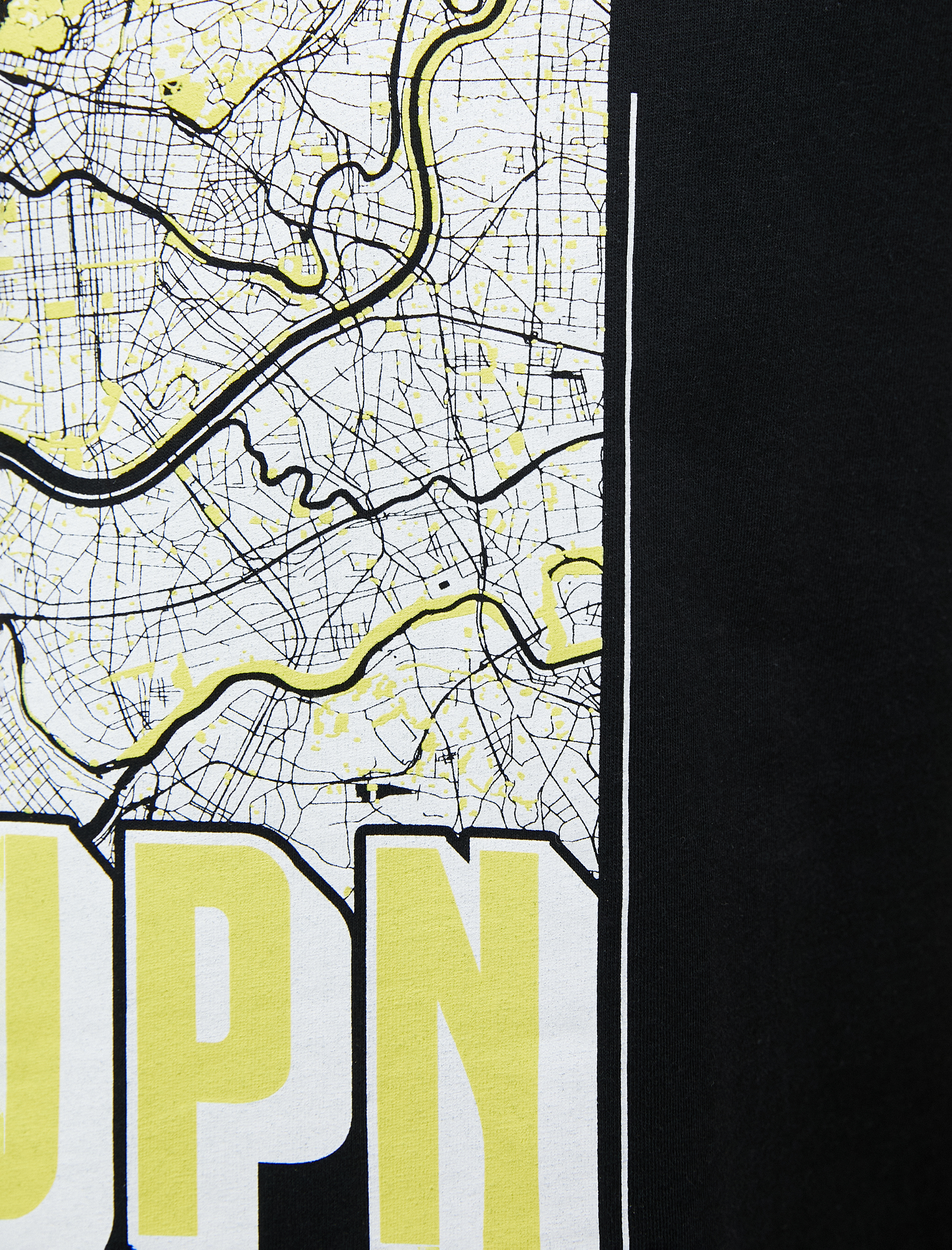   Uzakdoğu Baskılı Kolsuz Tişört Bisiklet Yaka Pamuklu