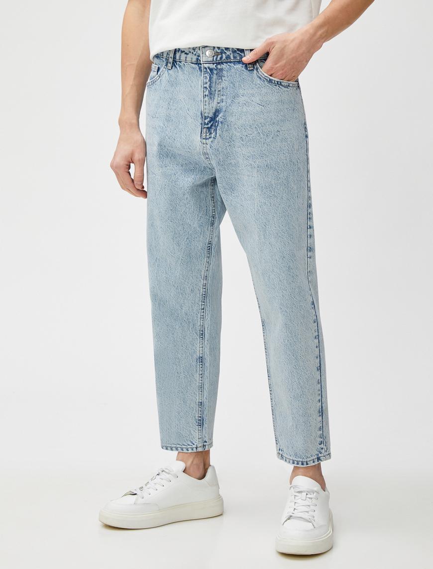   Loose Fit Kot Bol Pantolon - Steve Jean